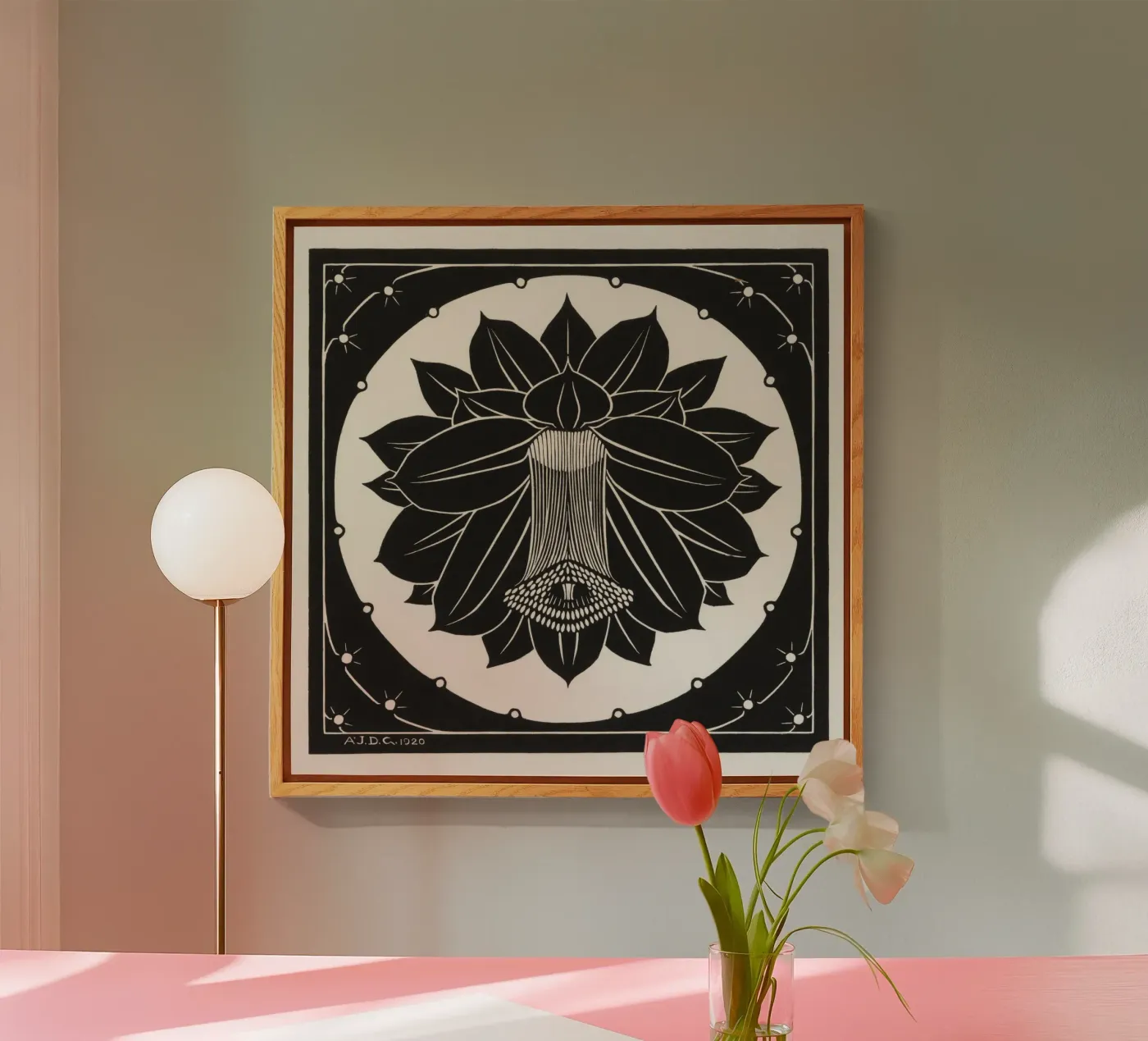 Flower Acryl-Glas von vintageshop