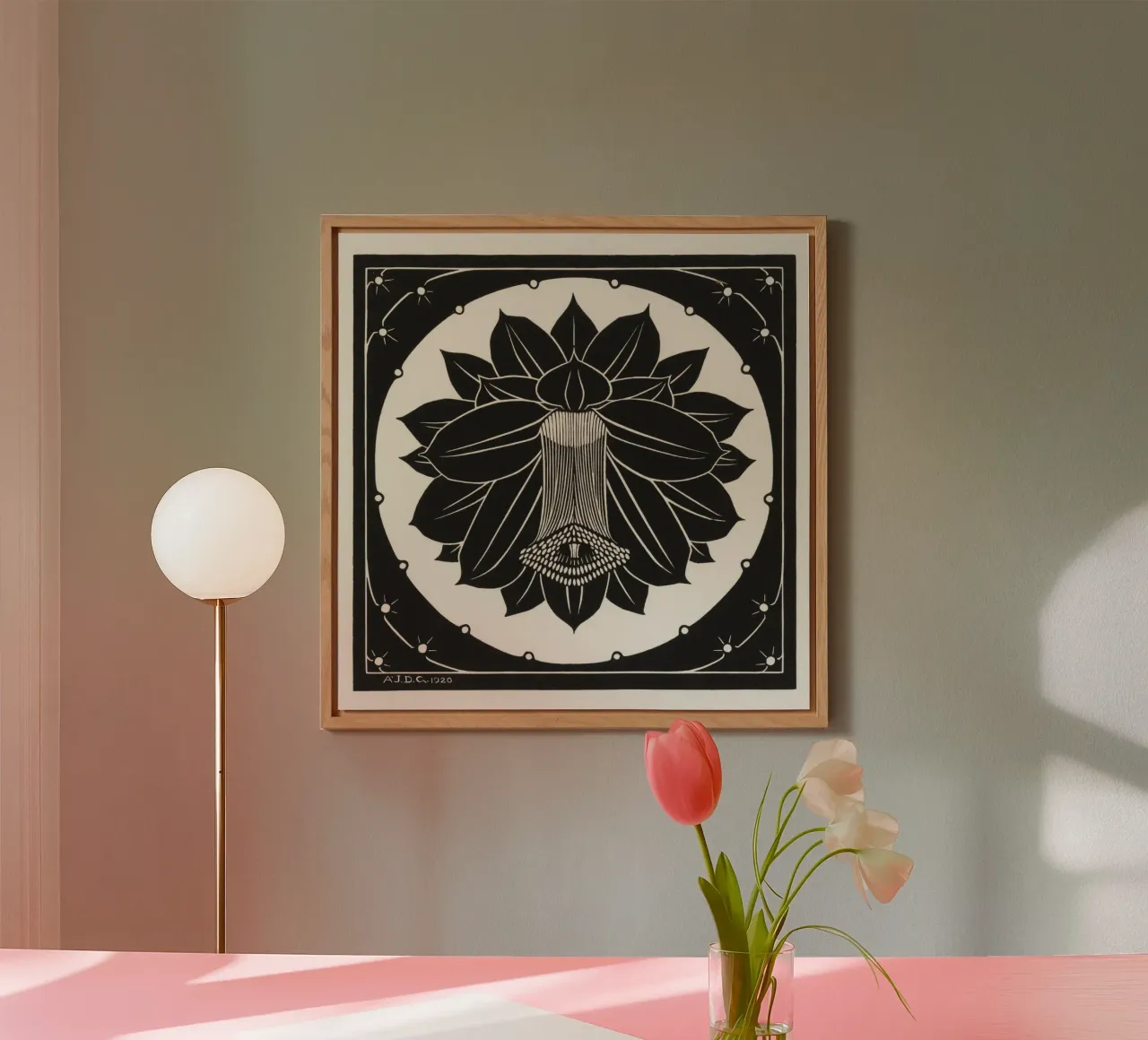 Flower forex plate by vintageshop