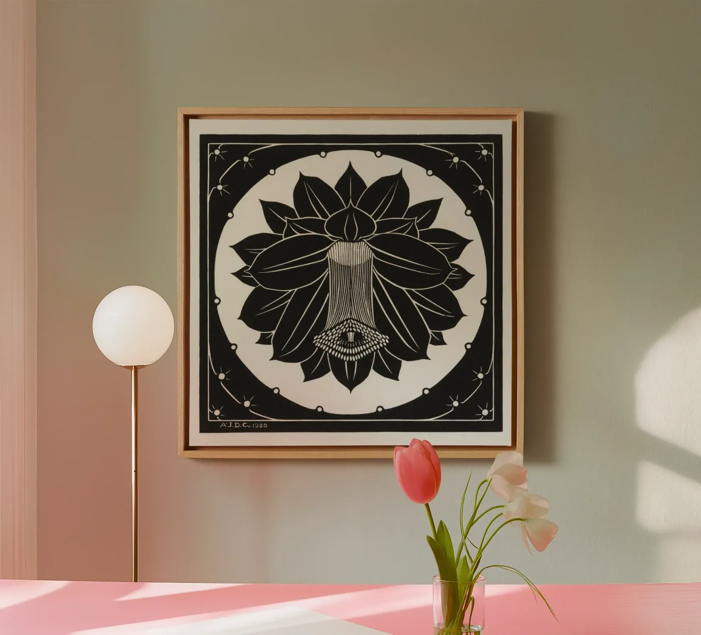 Flower canvas by vintageshop
