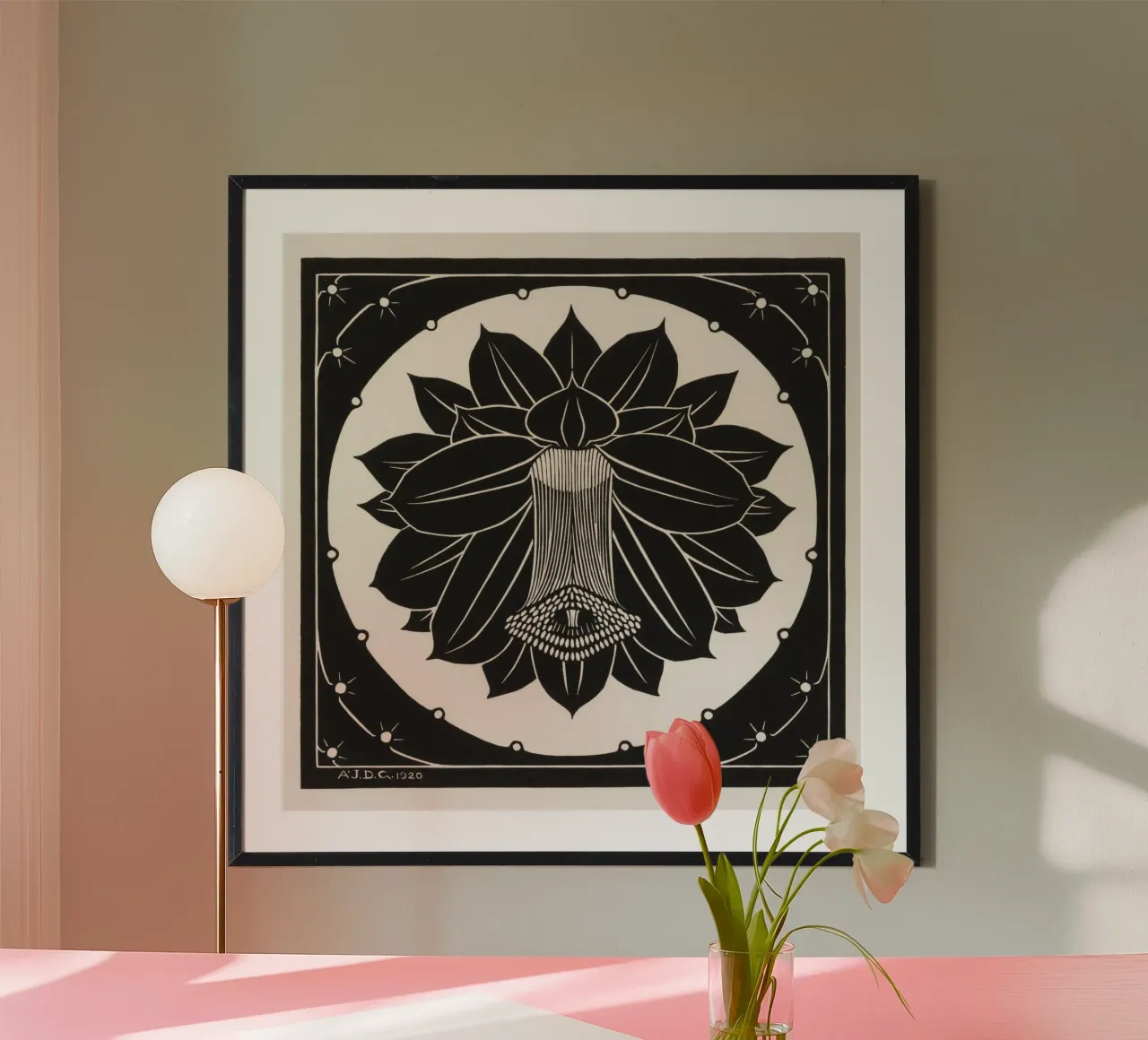 Flower poster de vintageshop