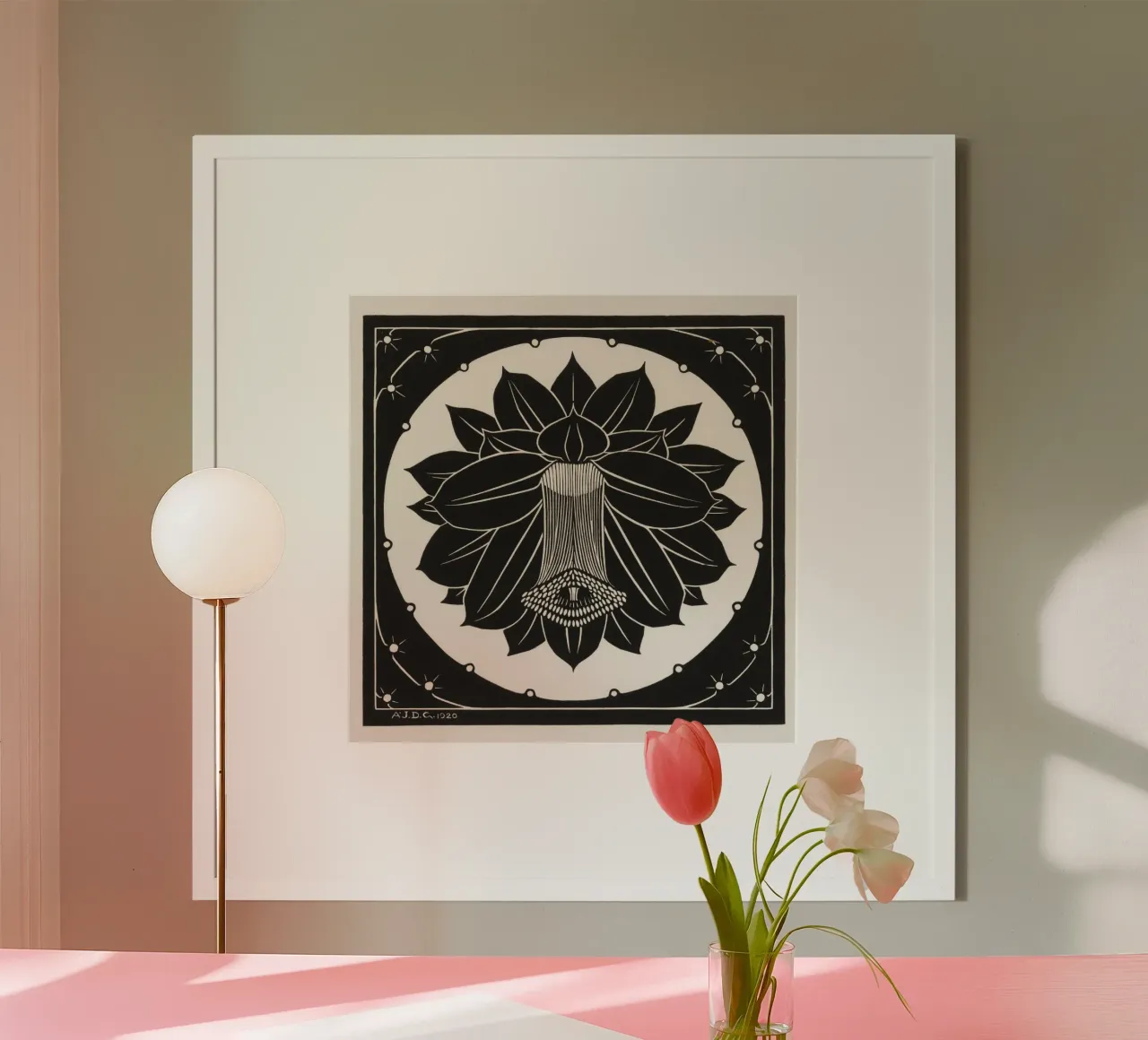 Flower poster de vintageshop