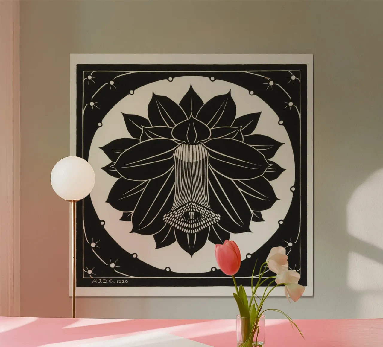 Flower poster de vintageshop