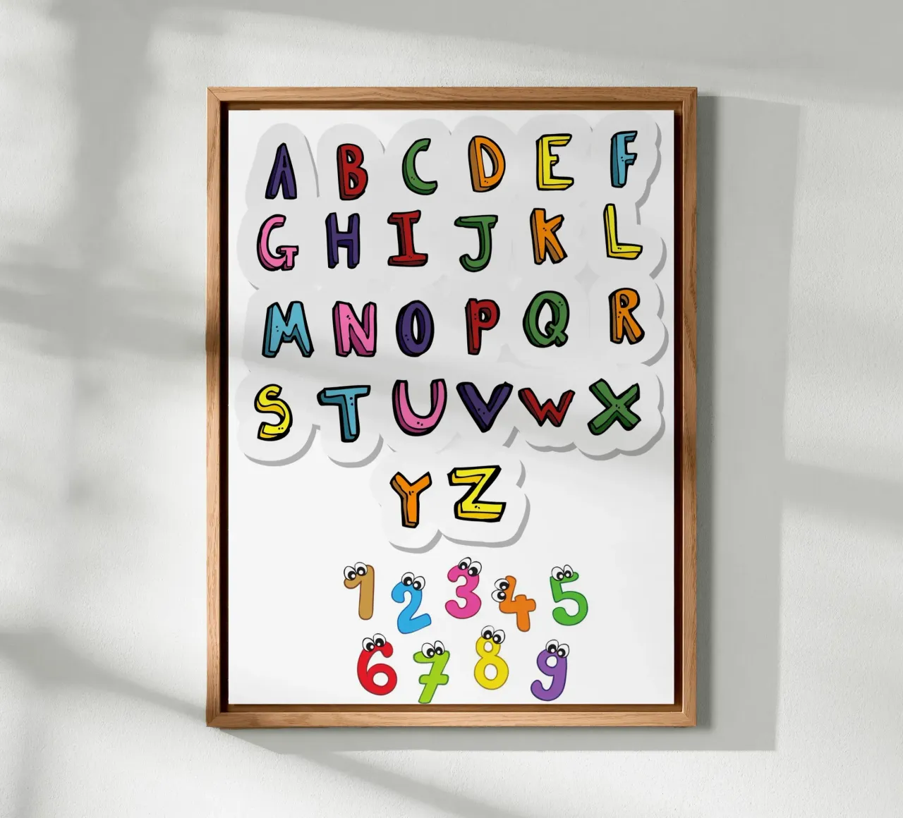 alphabet and numbers alluminio dibond da Creaton