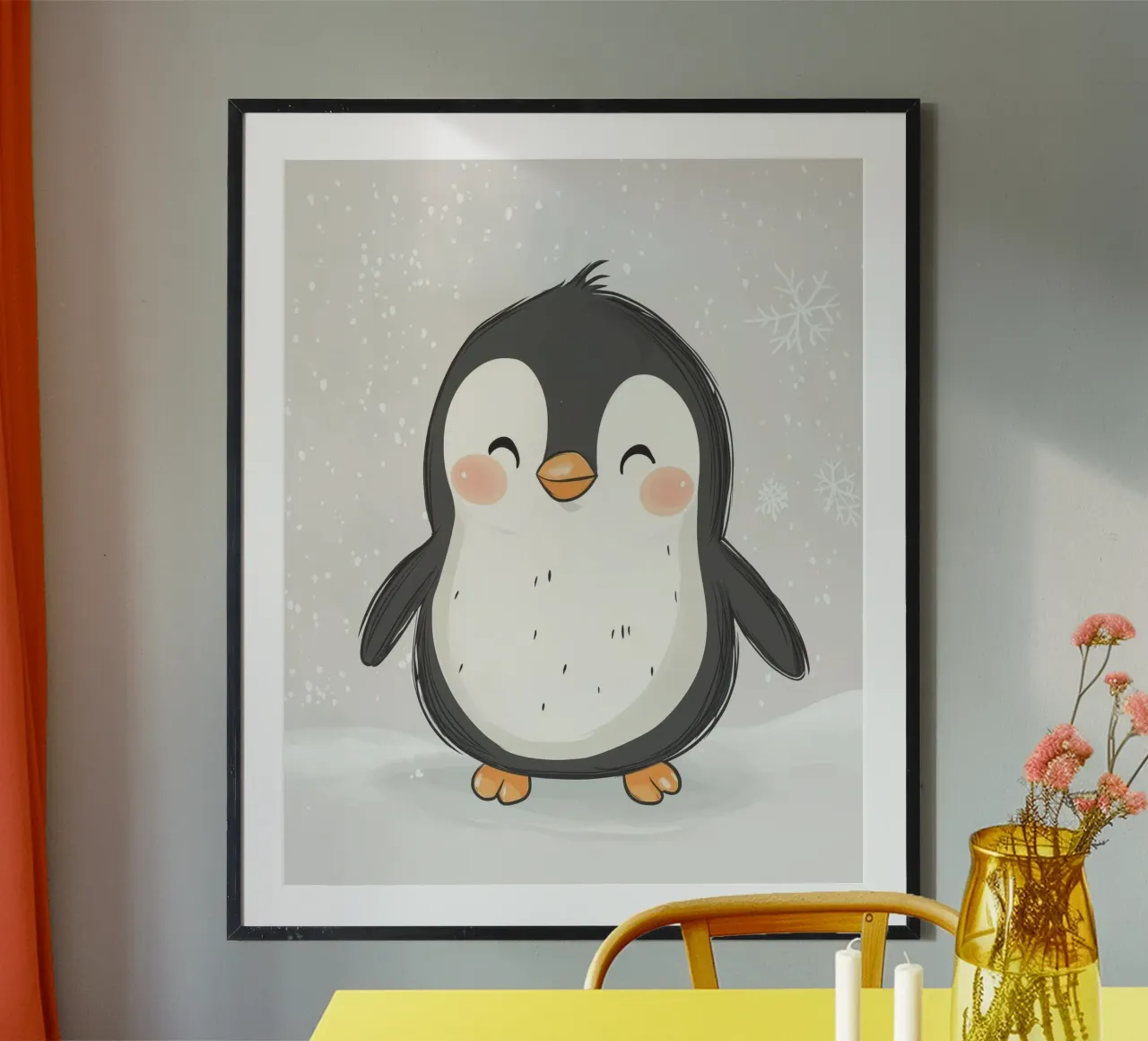 Pinguino stravagante poster da Happy Littles