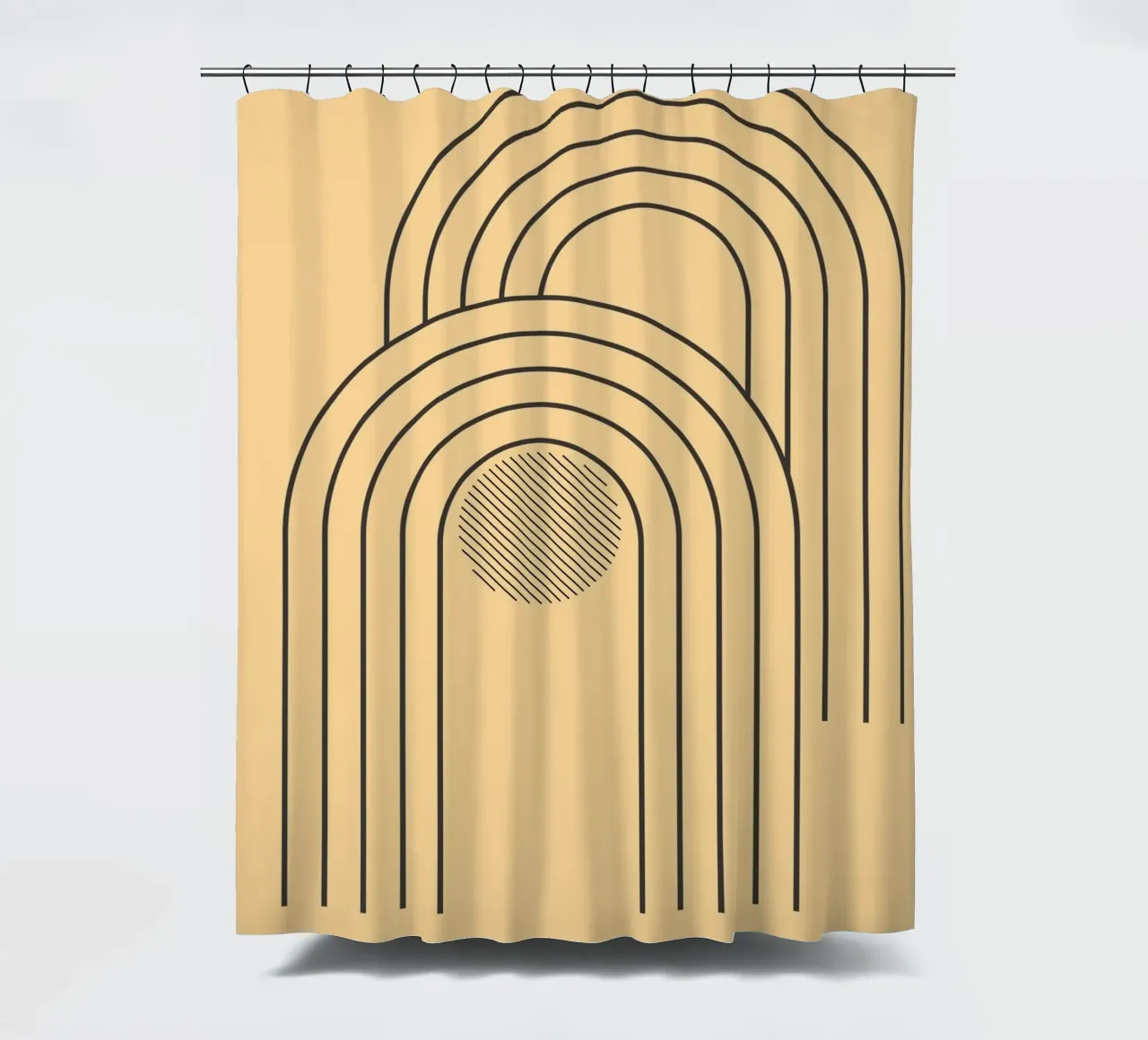 minimal line curve Duschvorhang von Creaton