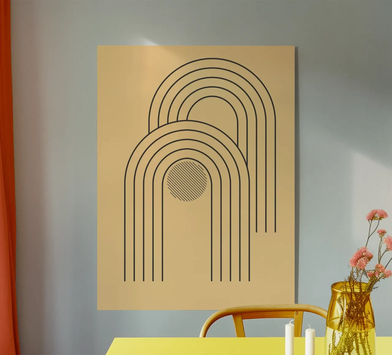 minimal line curve Acryl-Glas von Creaton