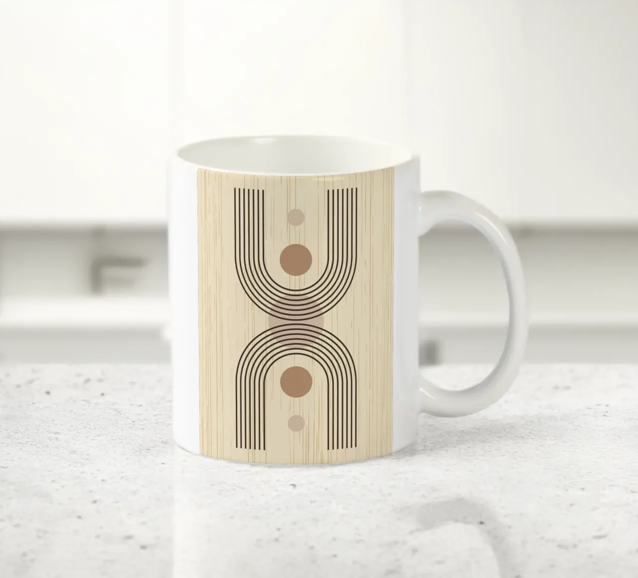 minimal line reflect tazza in ceramica da Creaton