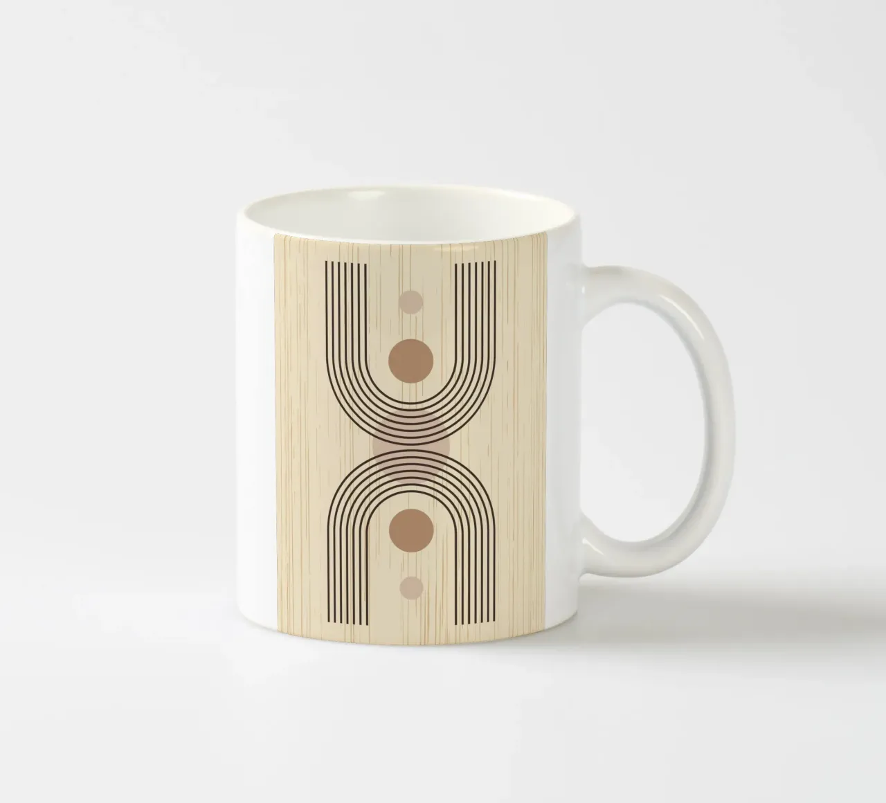 minimal line reflect tazza in ceramica da Creaton