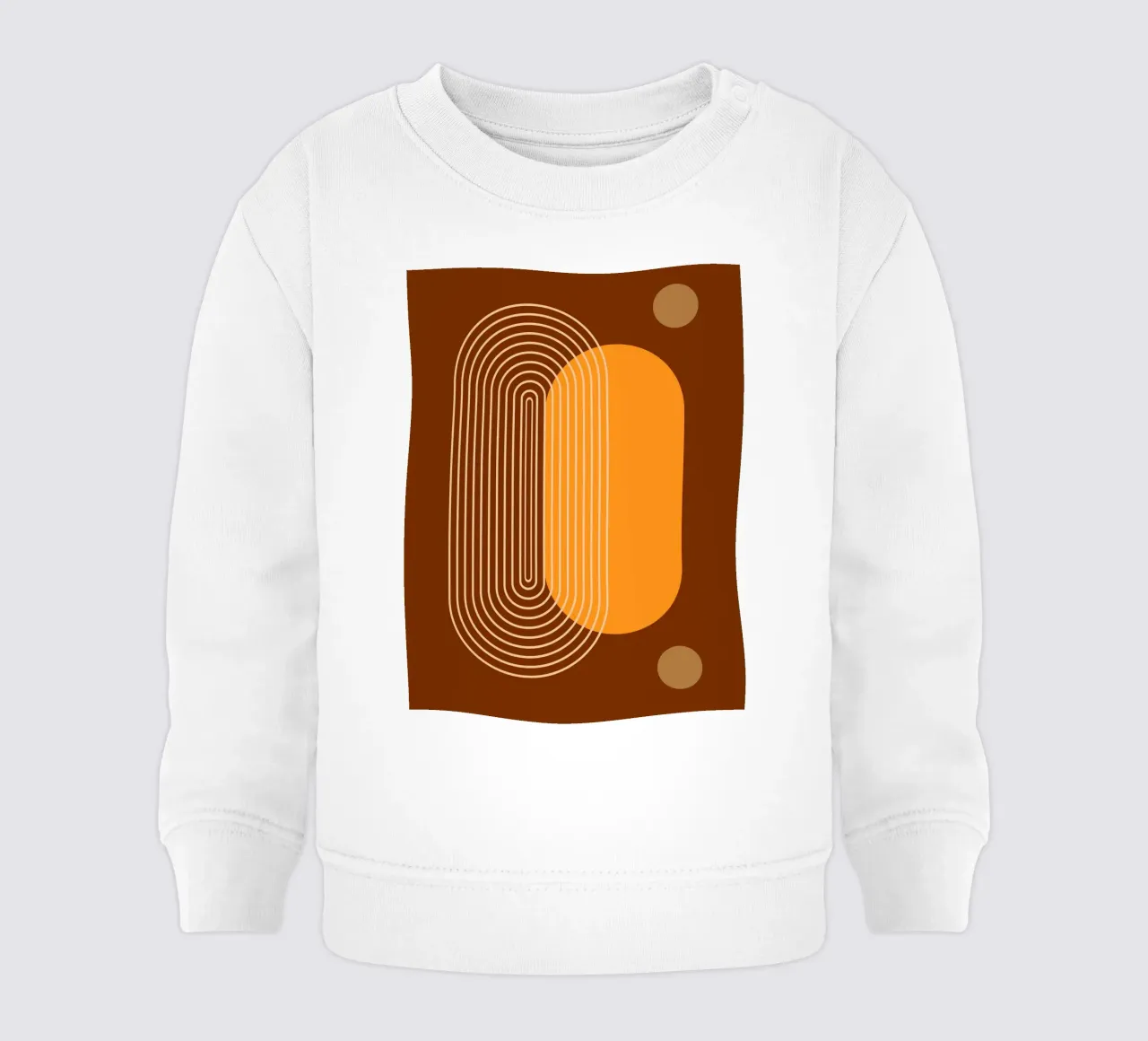 circle shape reflect felpa neonato da Creaton