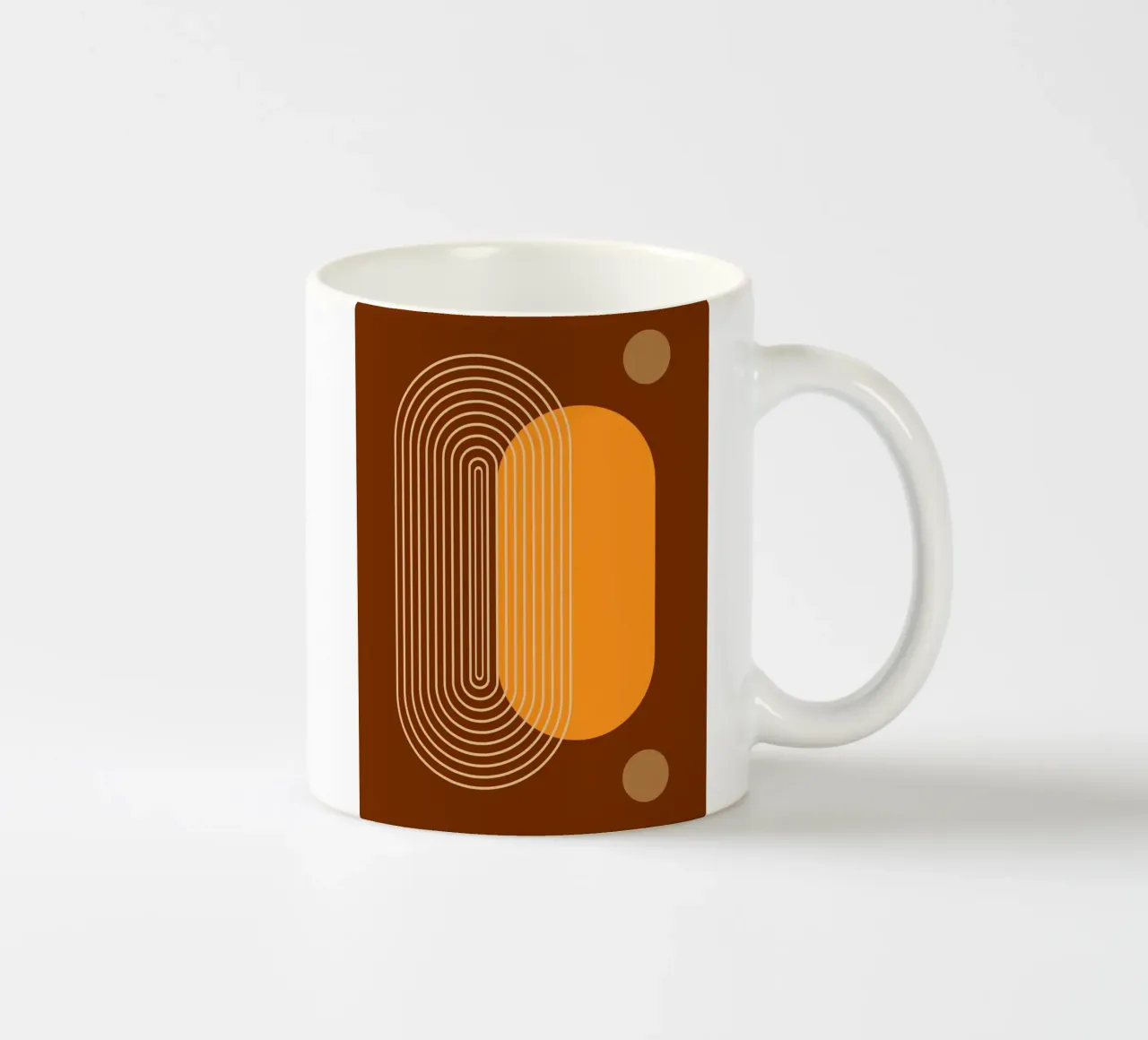 circle shape reflect tazza in ceramica da Creaton
