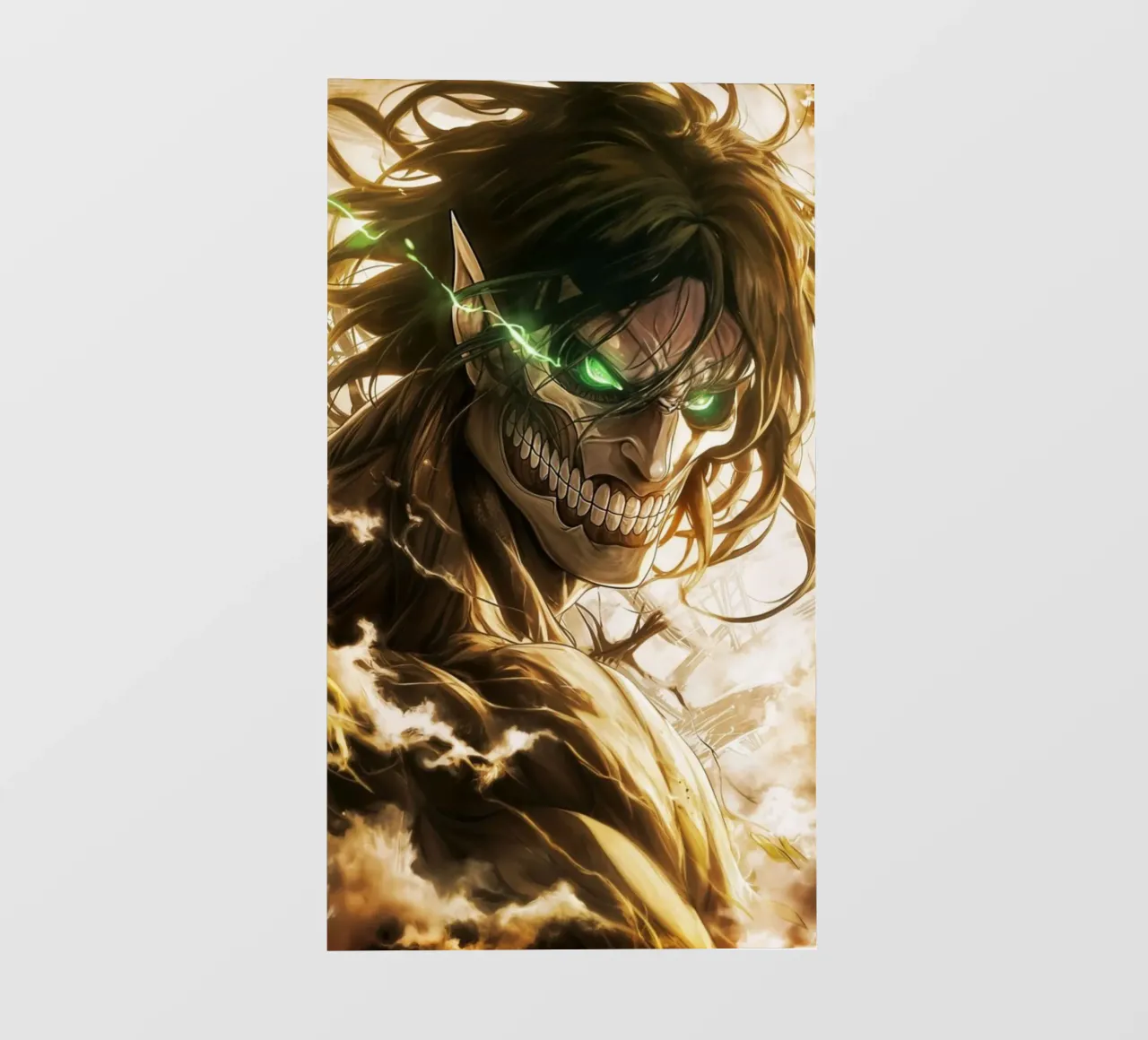 Retro Attack On Titan Vintage - Classicc pellicola backlit da mannys_artt