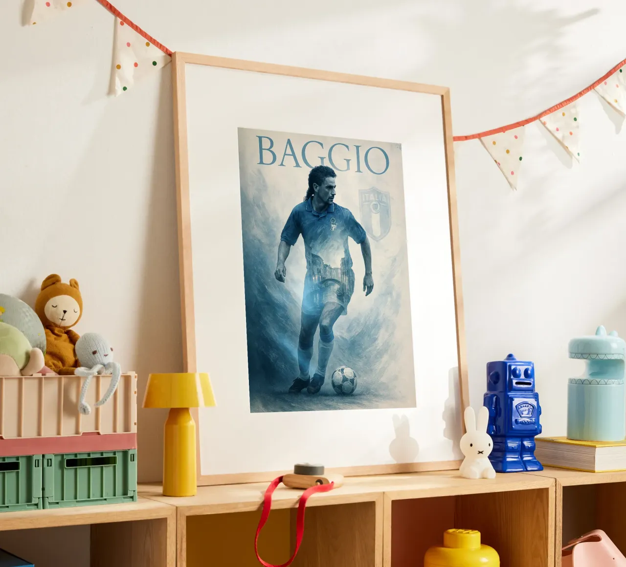 Roberto Baggio poster da Cyberpunk Canvas