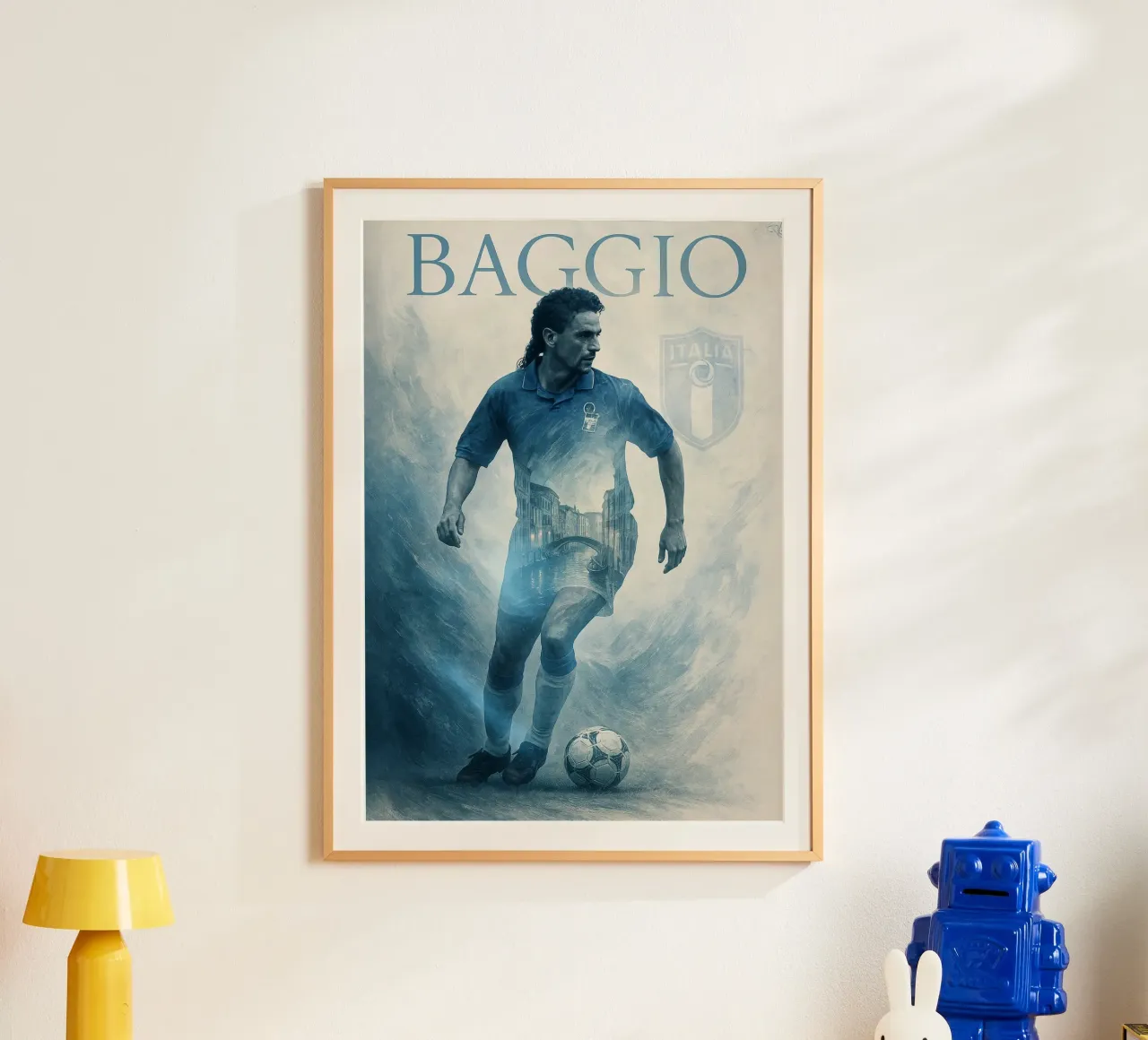 Roberto Baggio poster da Cyberpunk Canvas