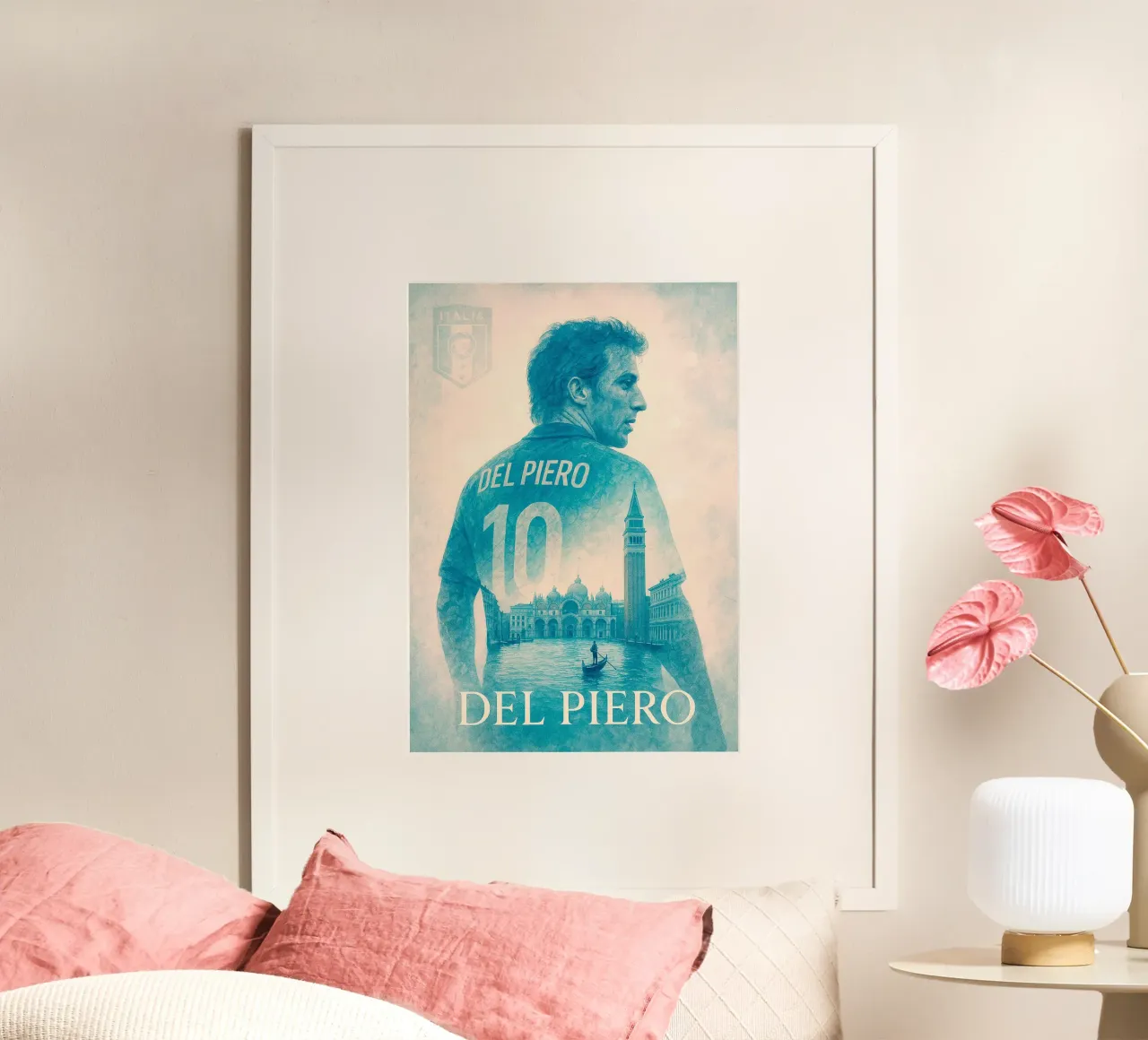 Alessandro Del Piero poster da Cyberpunk Canvas