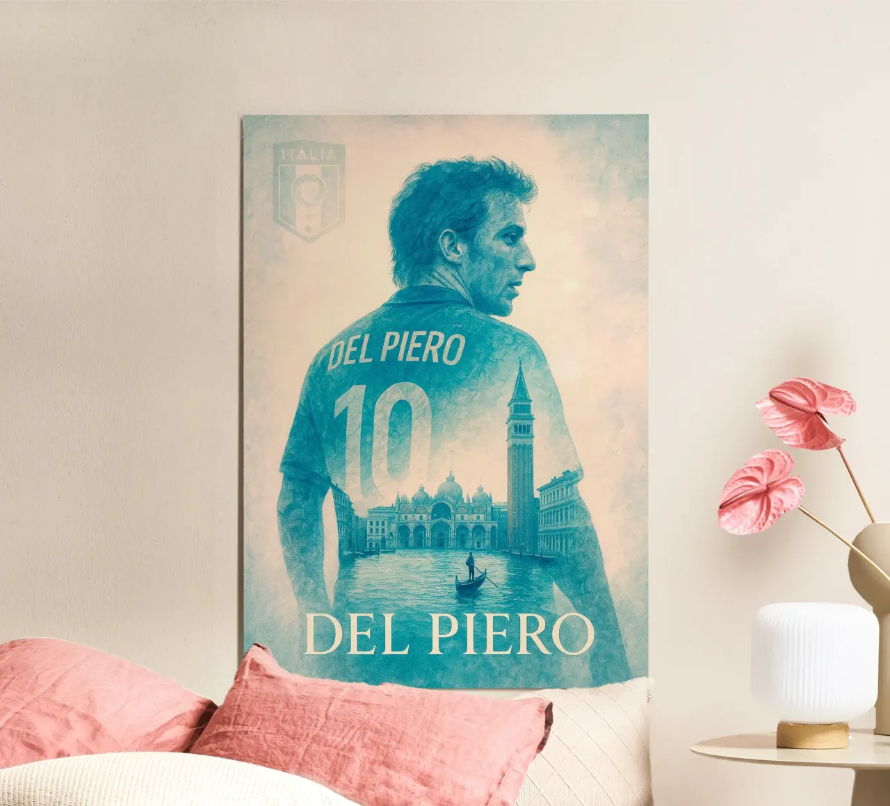 Alessandro Del Piero poster da Cyberpunk Canvas