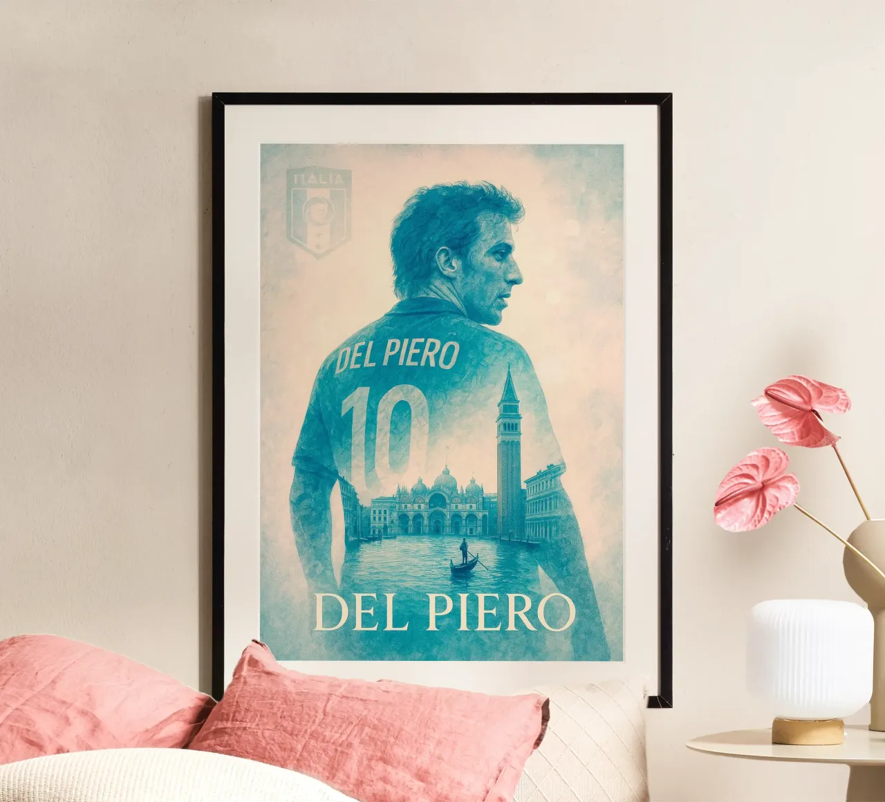 Alessandro Del Piero poster da Cyberpunk Canvas