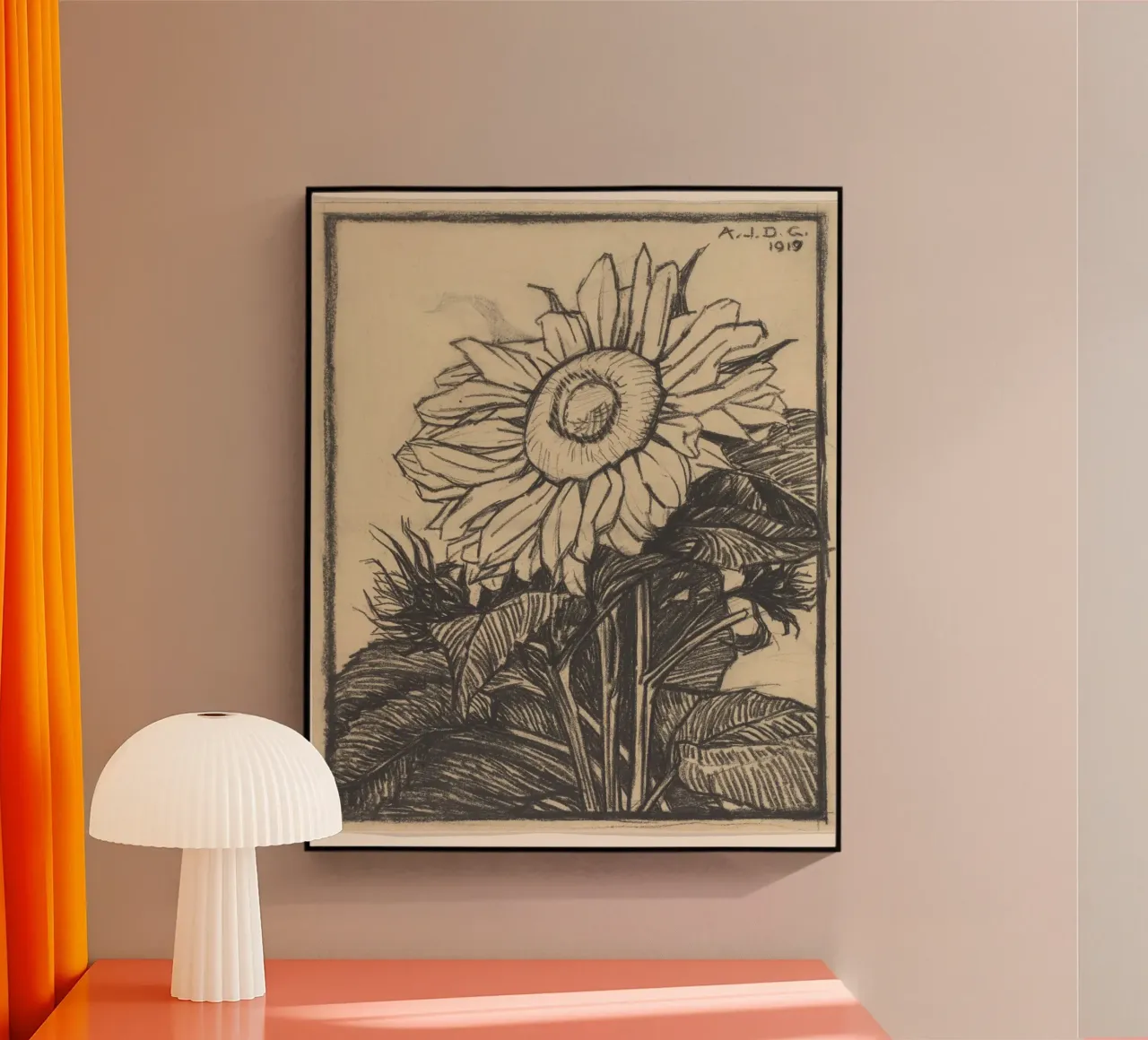 sunflower plexiglass da vintageshop