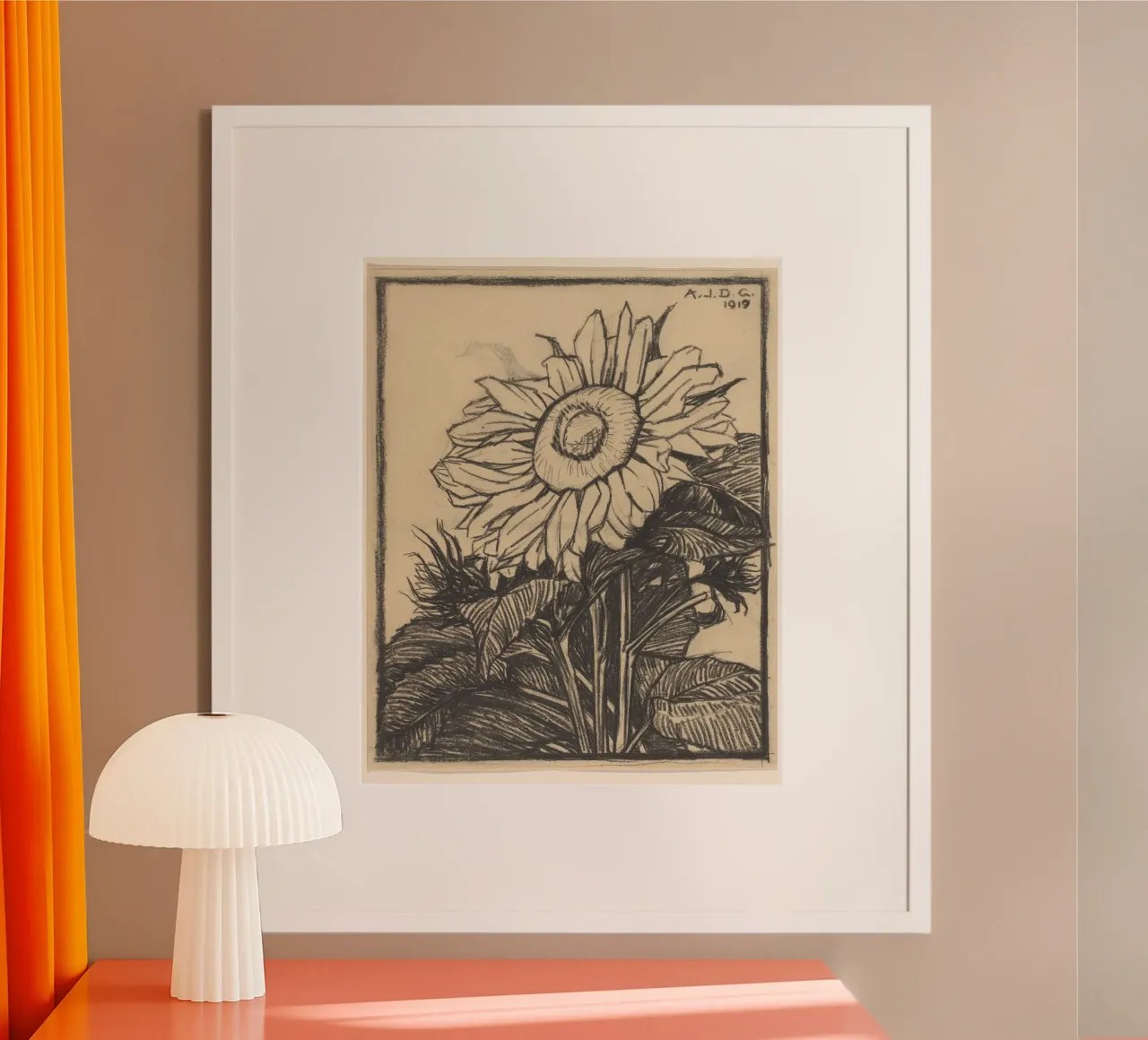 sunflower poster da vintageshop