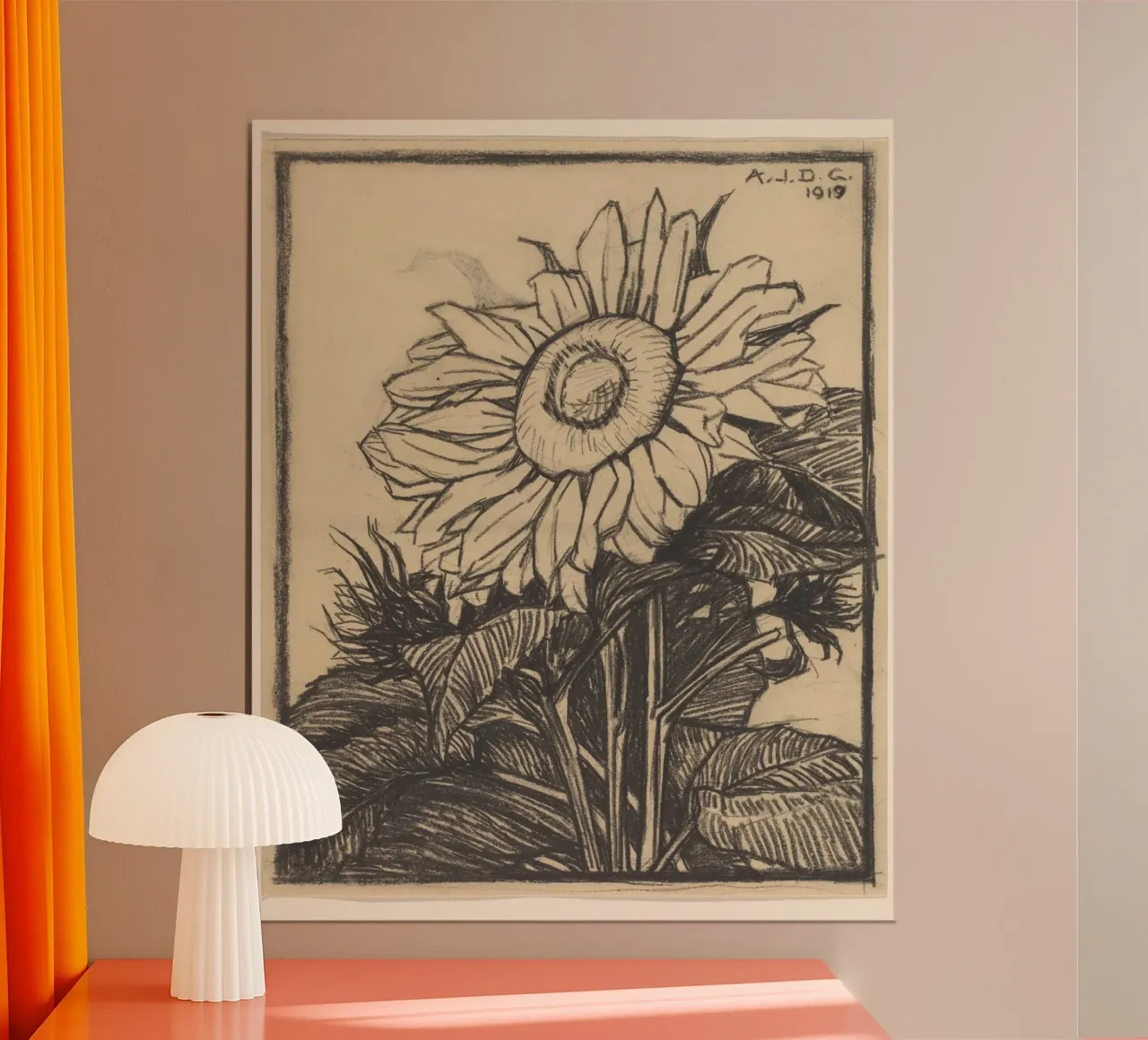 sunflower poster da vintageshop