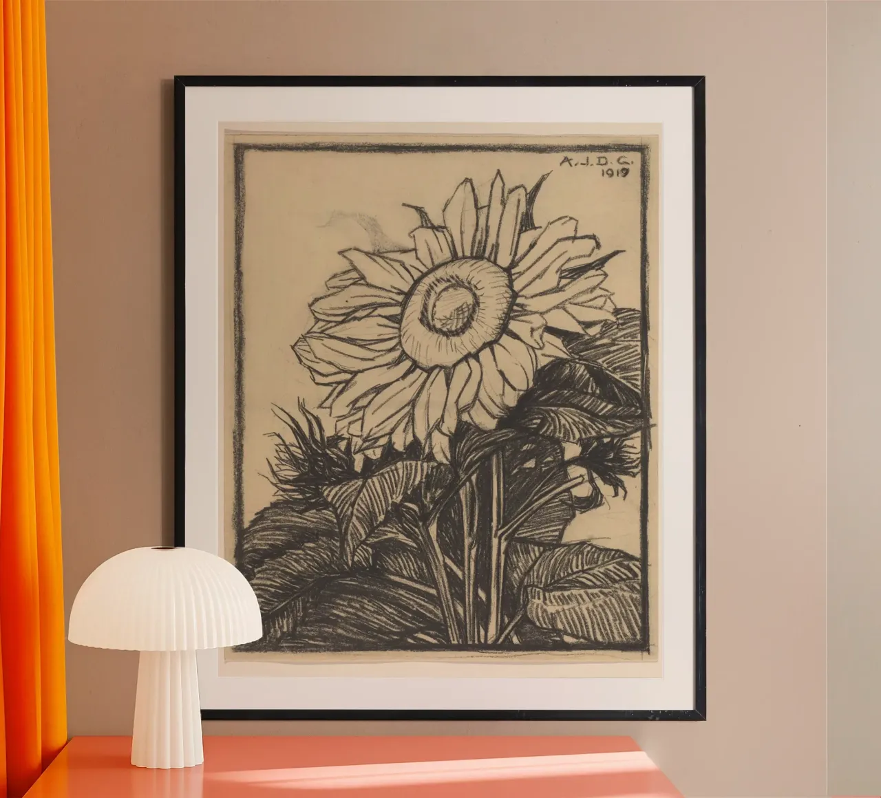 sunflower poster da vintageshop