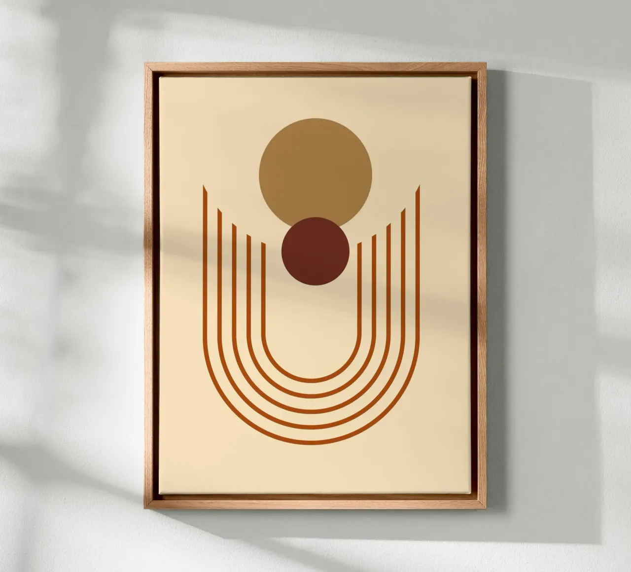 minimal shape 04 tela con Cornice a cassetta da Creaton