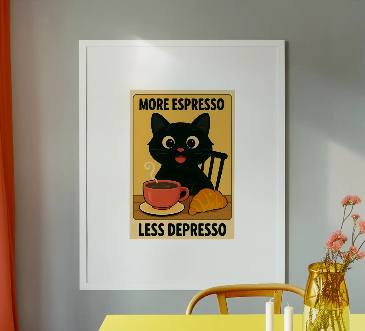 Más Espresso Menos Depresso poster de Arjun