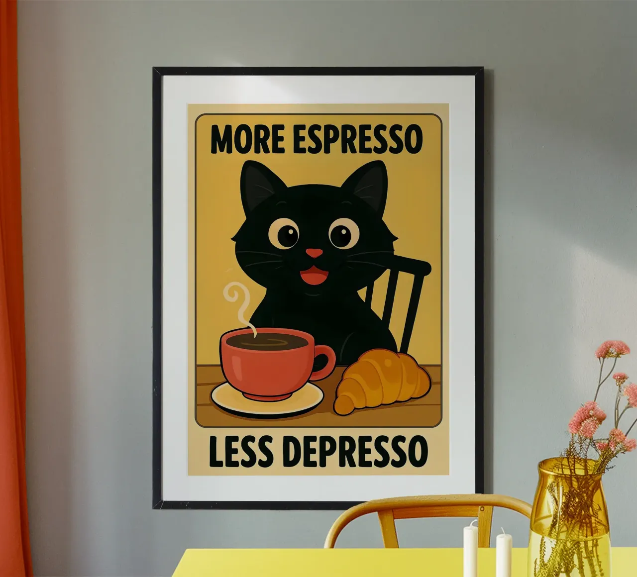 Más Espresso Menos Depresso poster de Arjun