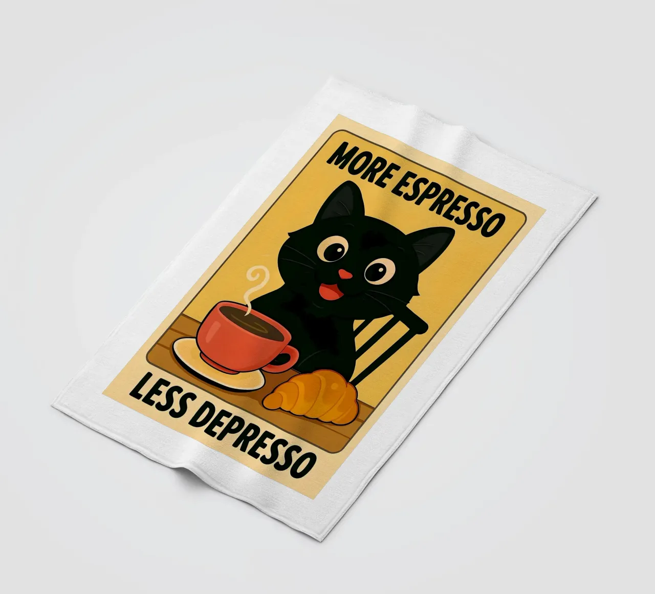 More Espresso Less Depresso coperta in pile da Arjun