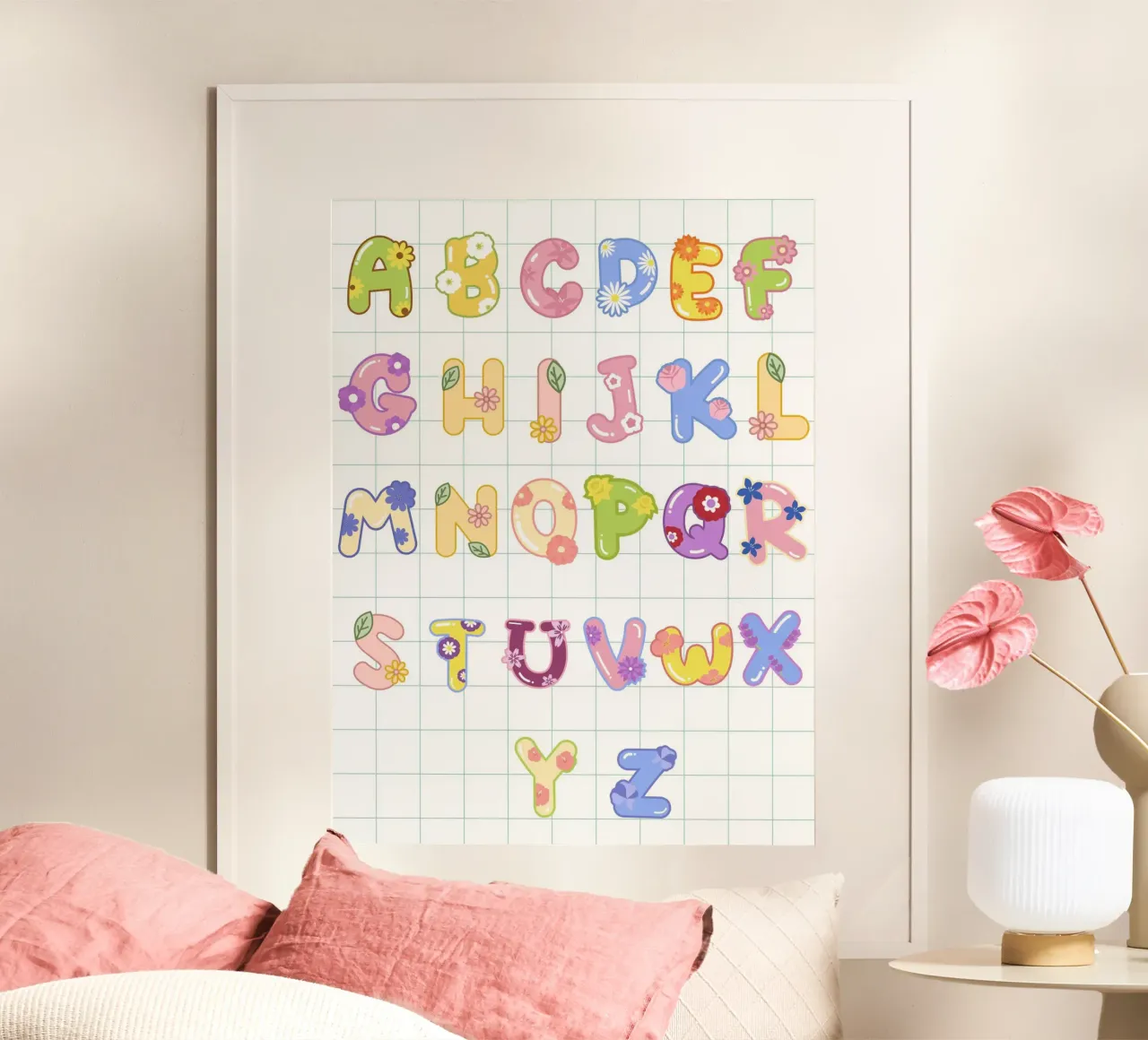 cute alphabet 02 poster da Creaton