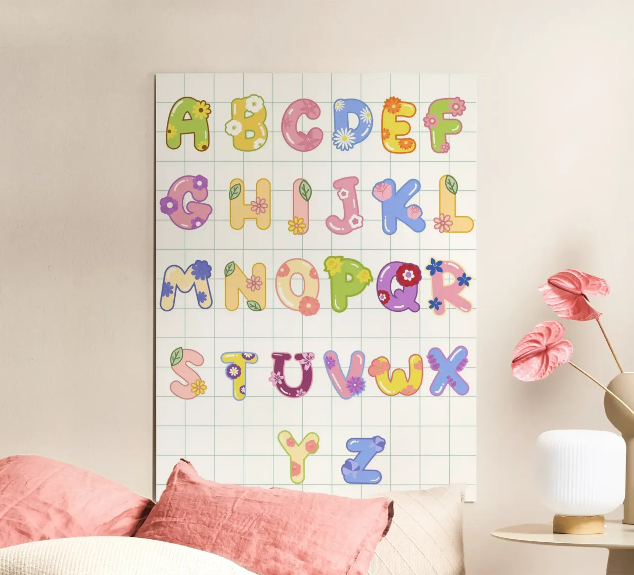 cute alphabet 02 poster da Creaton