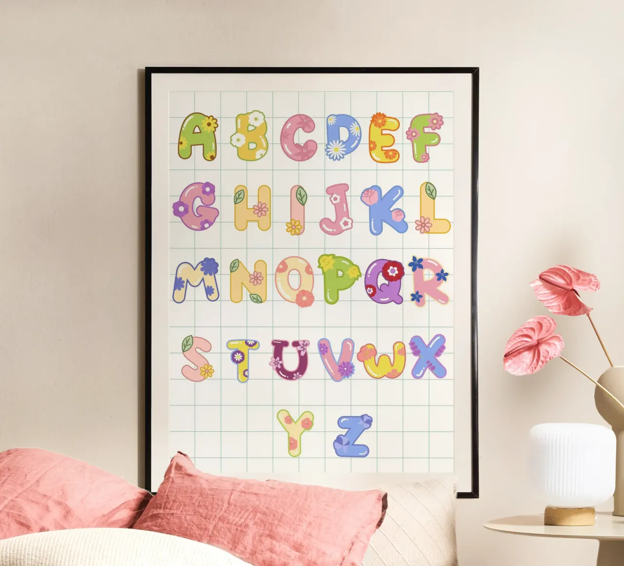 cute alphabet 02 poster da Creaton