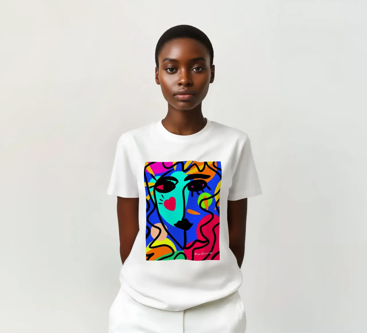 Amore del cuore t-shirt da Mike Leymi