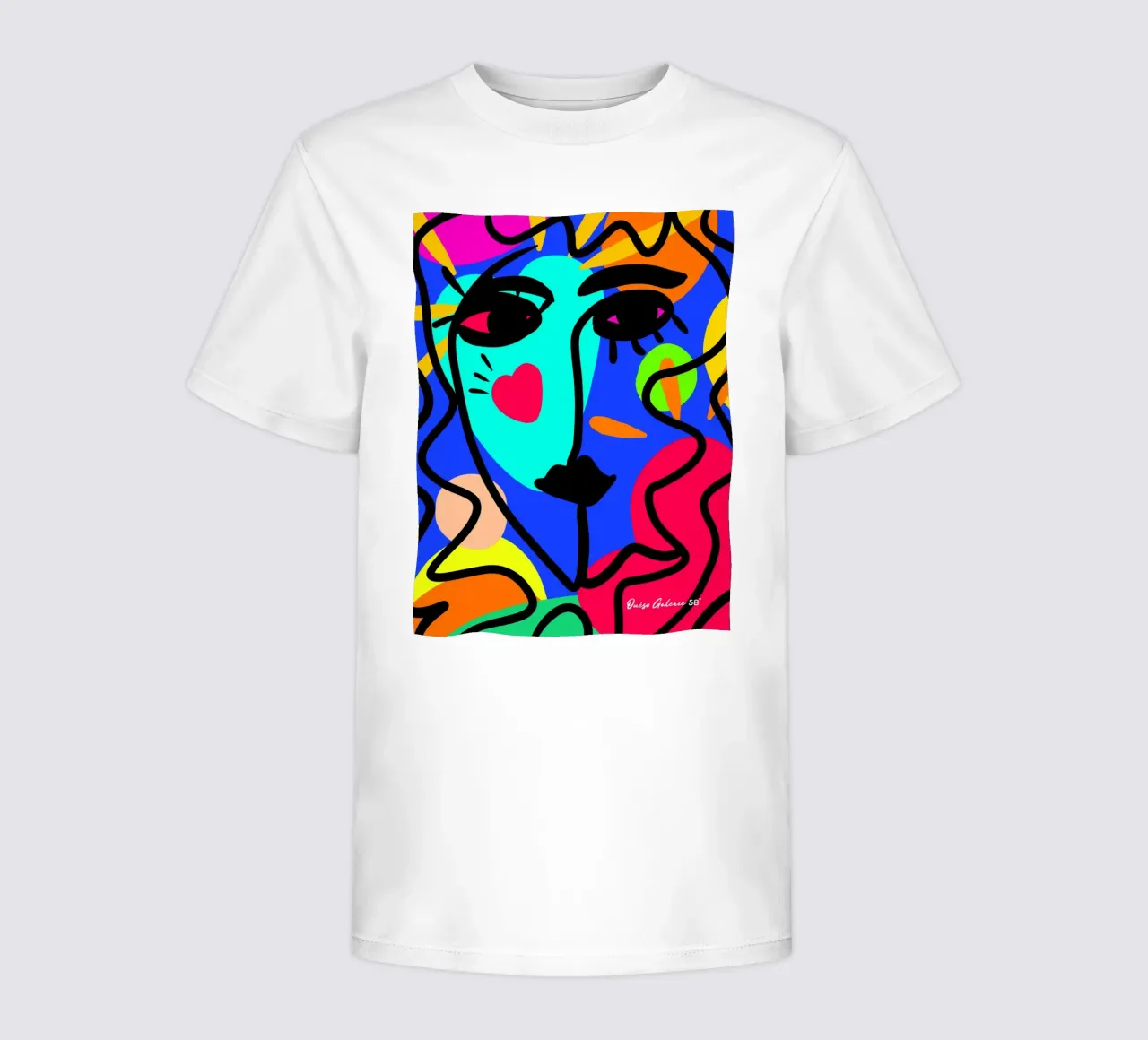 Amore del cuore t-shirt bambini da Mike Leymi