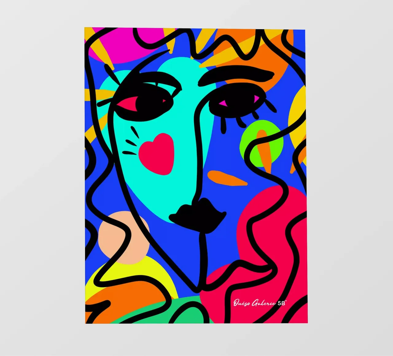 Amore del cuore telo in pvc da Mike Leymi