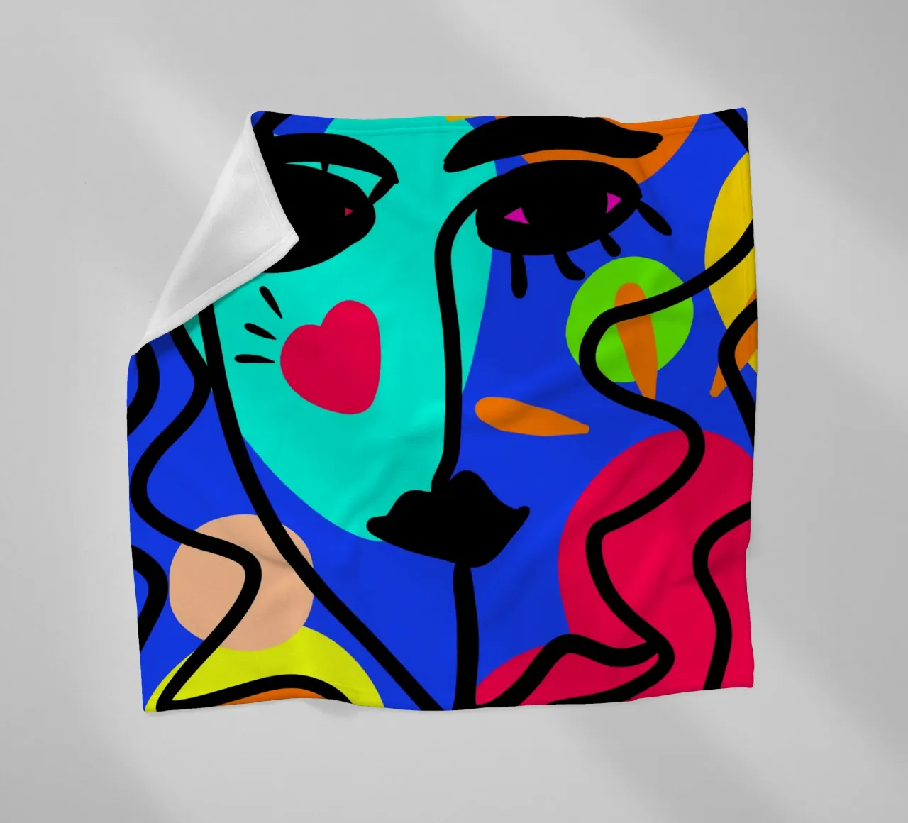 Amore del cuore coperta in pile da Mike Leymi