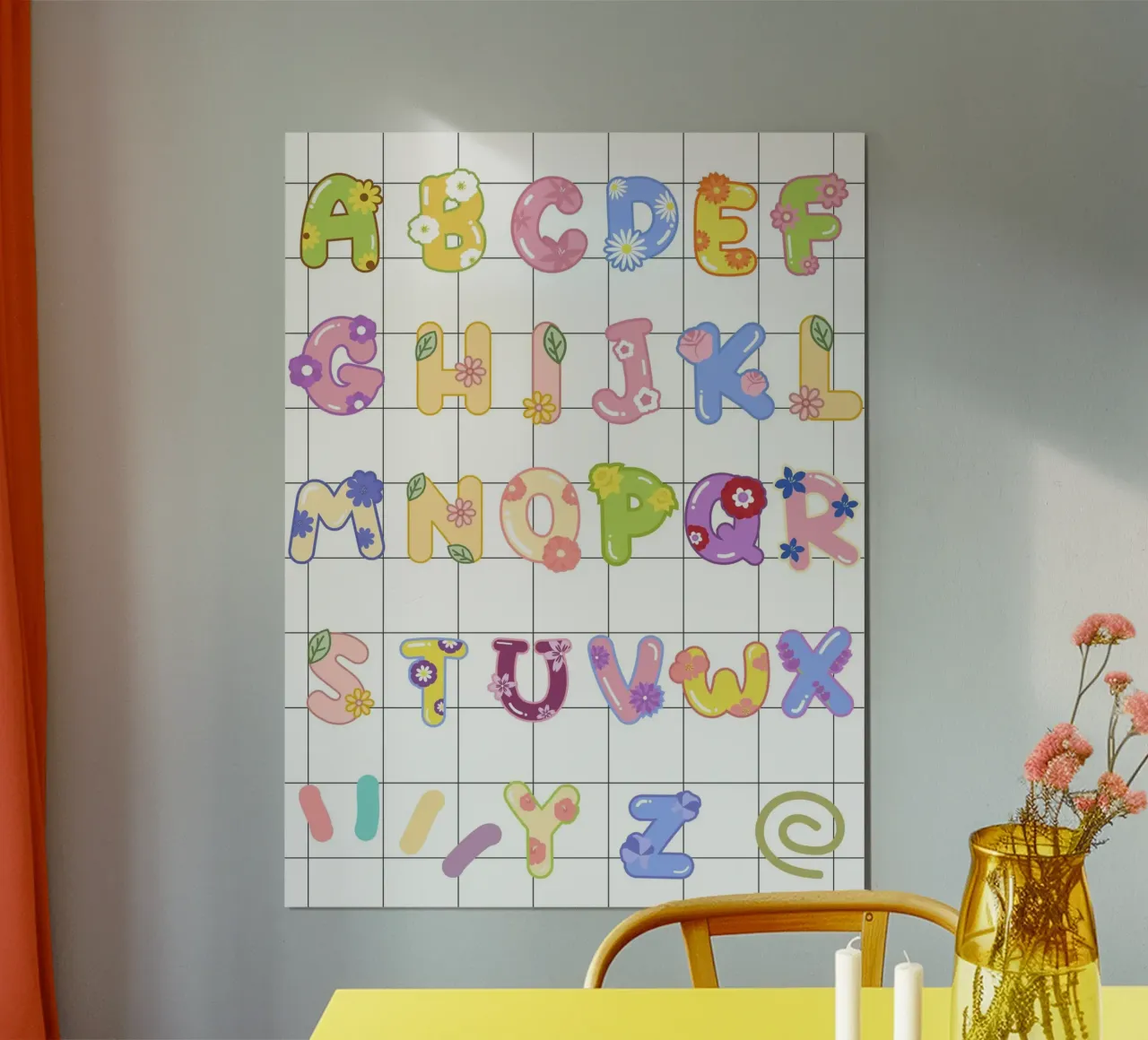 cute alphabet 03 poster da Creaton