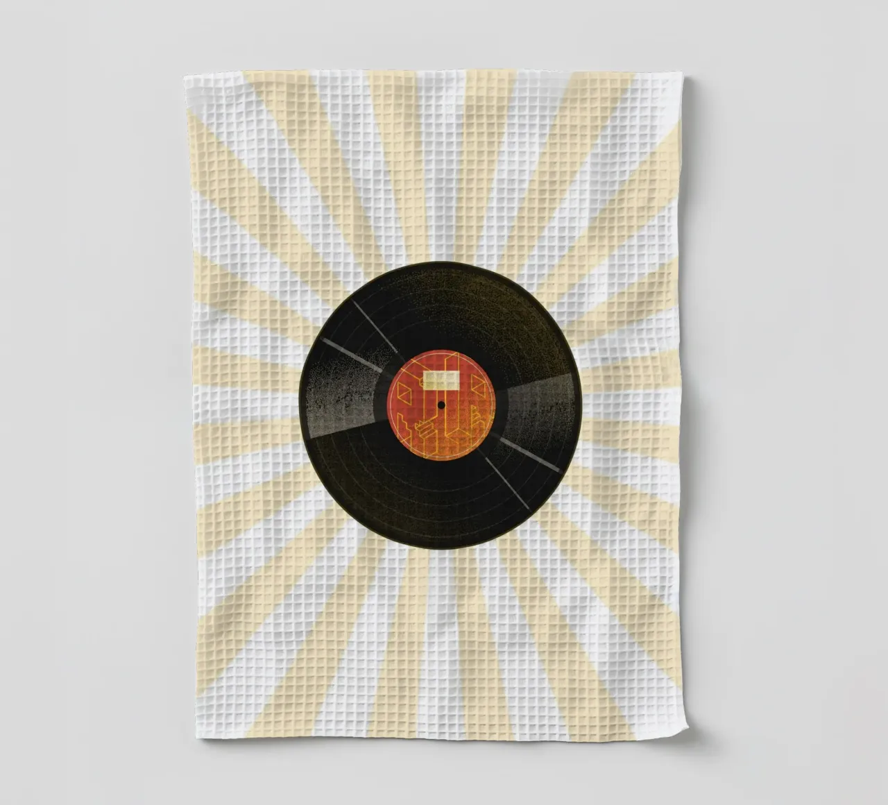 minimal music player torchon de Creaton