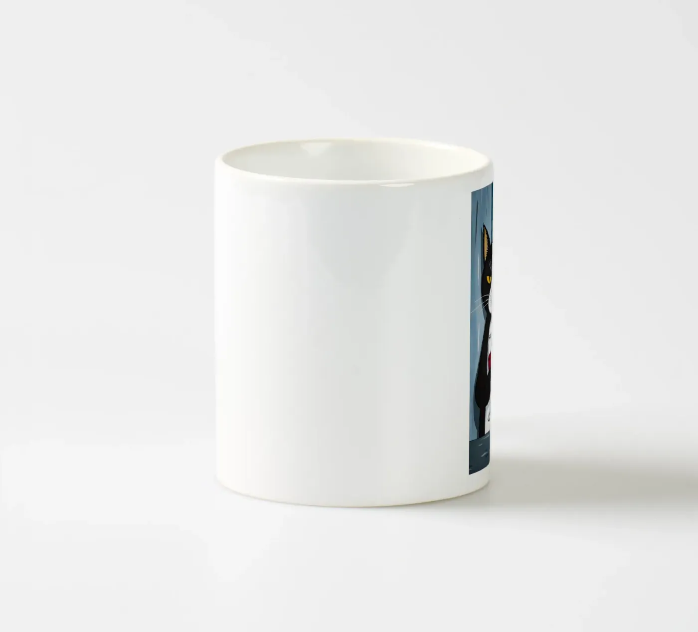Grumpy Cat Wine ceramic mug by Arjun