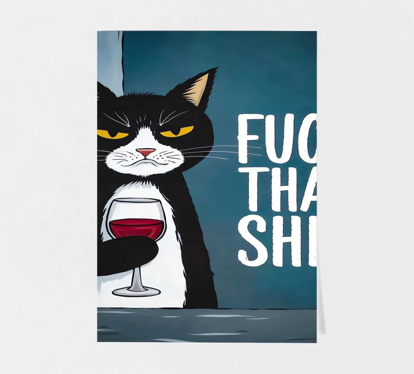 Grumpy Cat Wine sticker sheet by Arjun