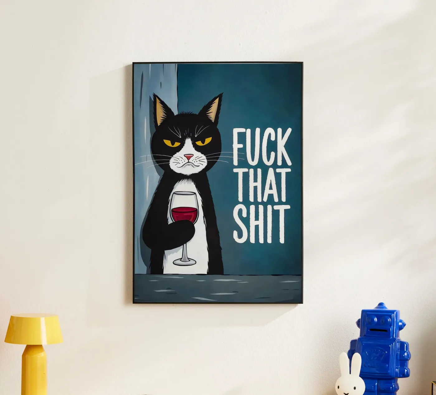 Grumpy Cat Wine forex plate by Arjun