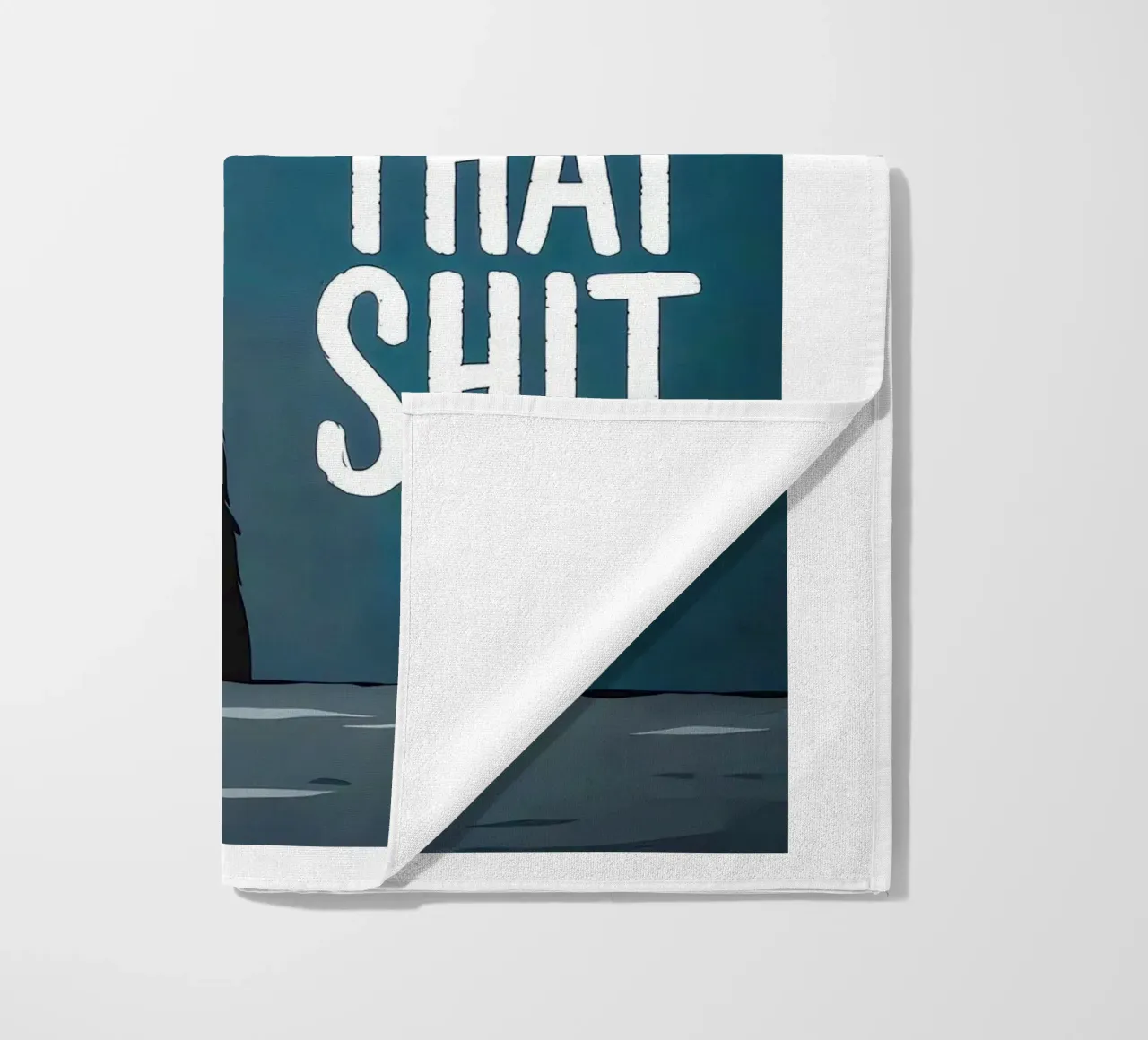 Vino del gatto brontolone telo mare da Arjun