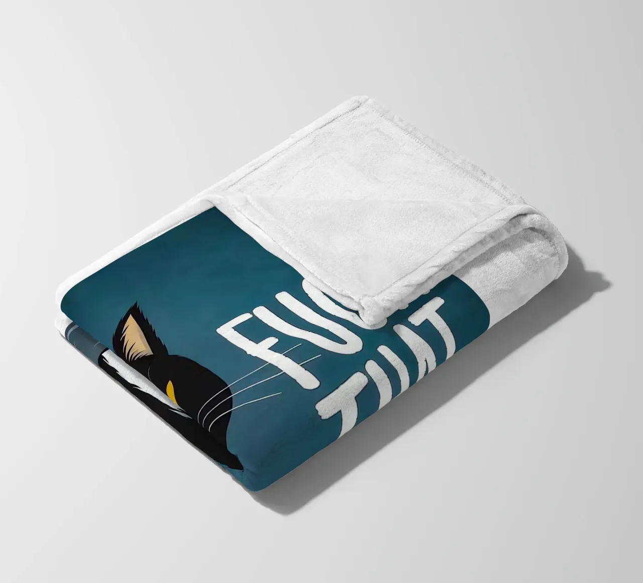 Grumpy Cat Wein Fleecedecke von Arjun