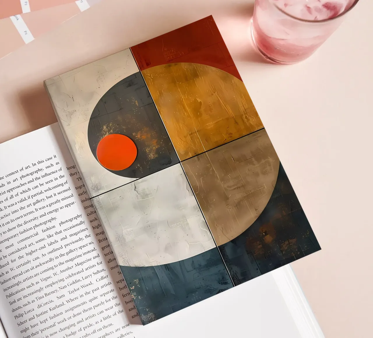 Abstract boho mixed colors notebook by LaylaOzHome