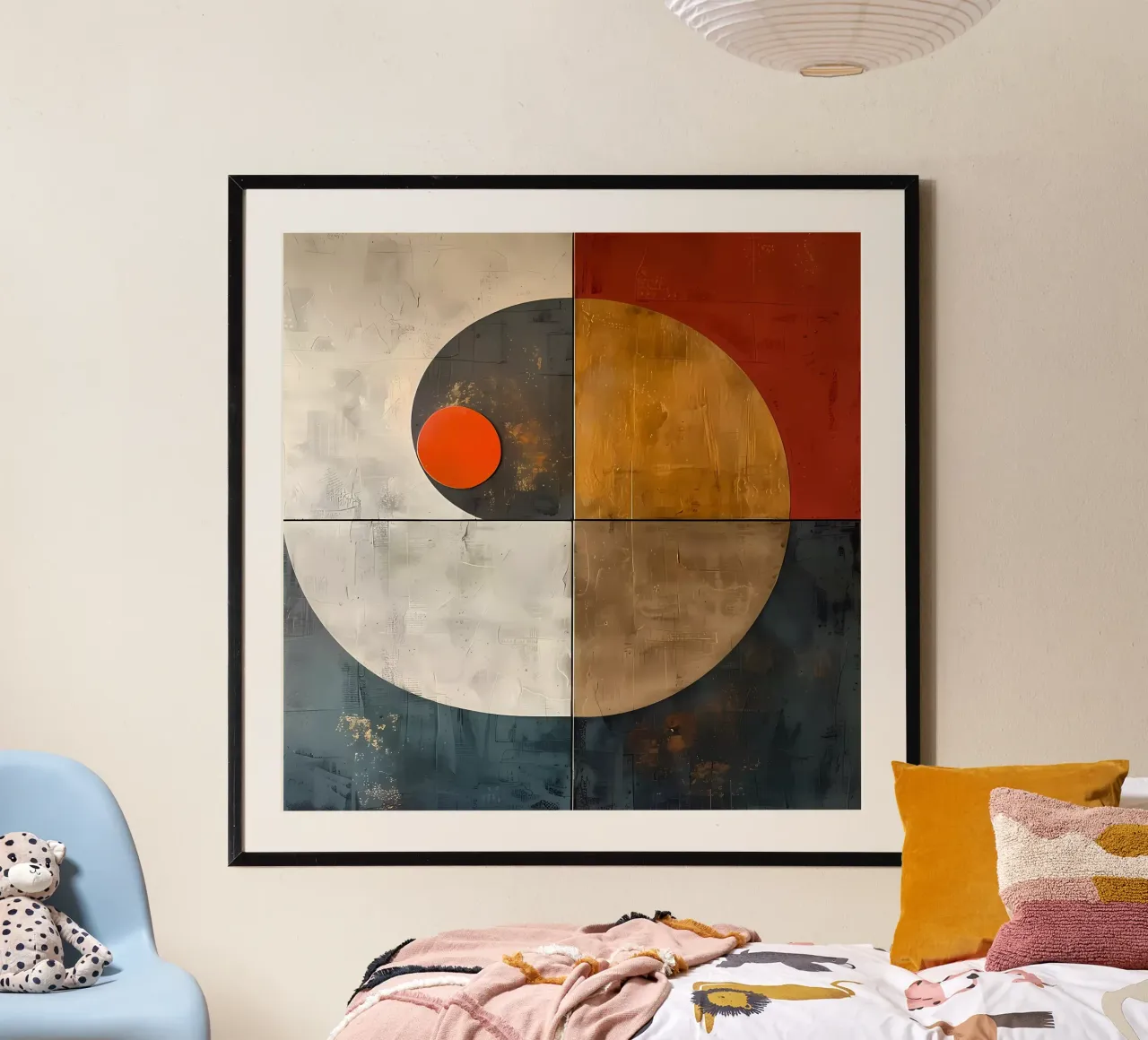 Abstract boho mixed colors hahnemühle by LaylaOzHome