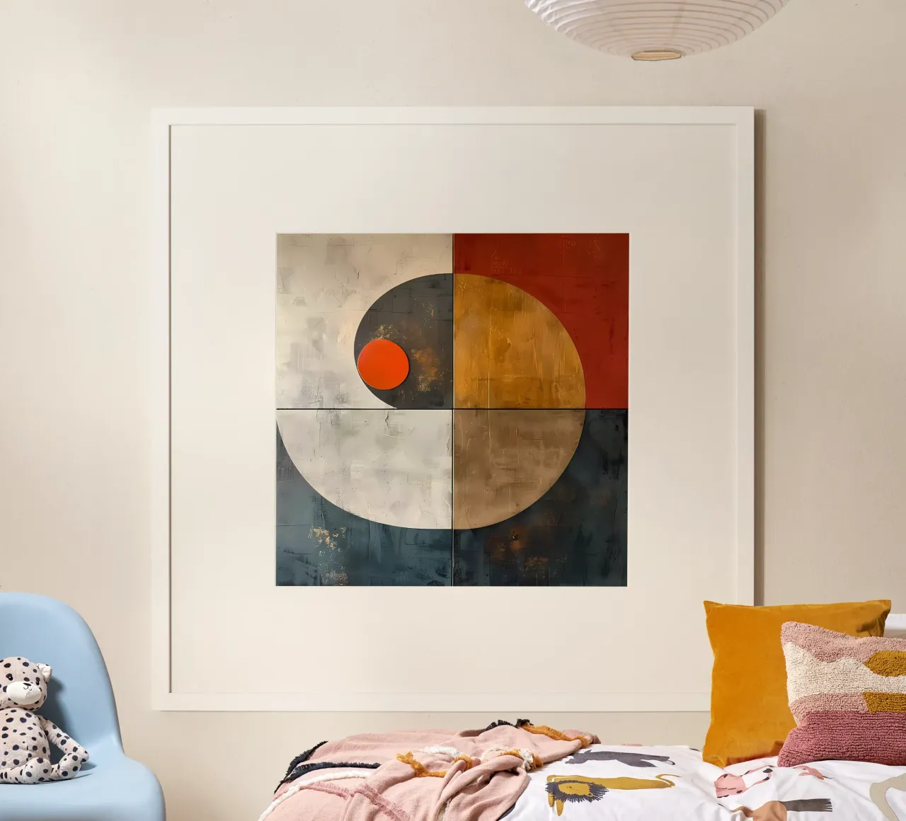 Abstract boho mixed colors hahnemühle by LaylaOzHome