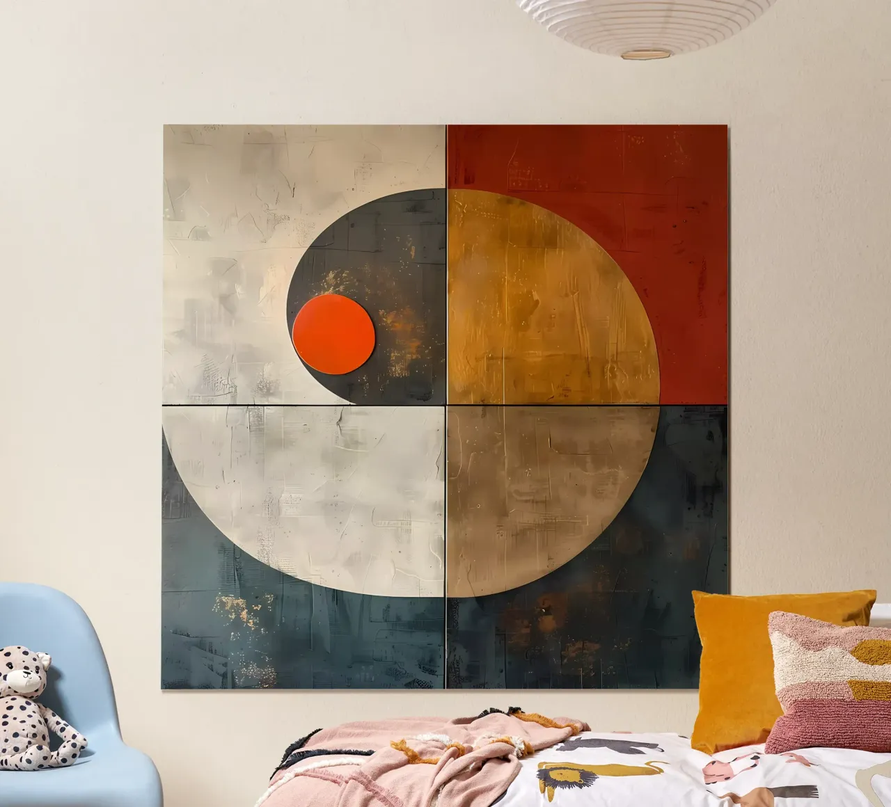 Abstract boho mixed colors hahnemühle by LaylaOzHome