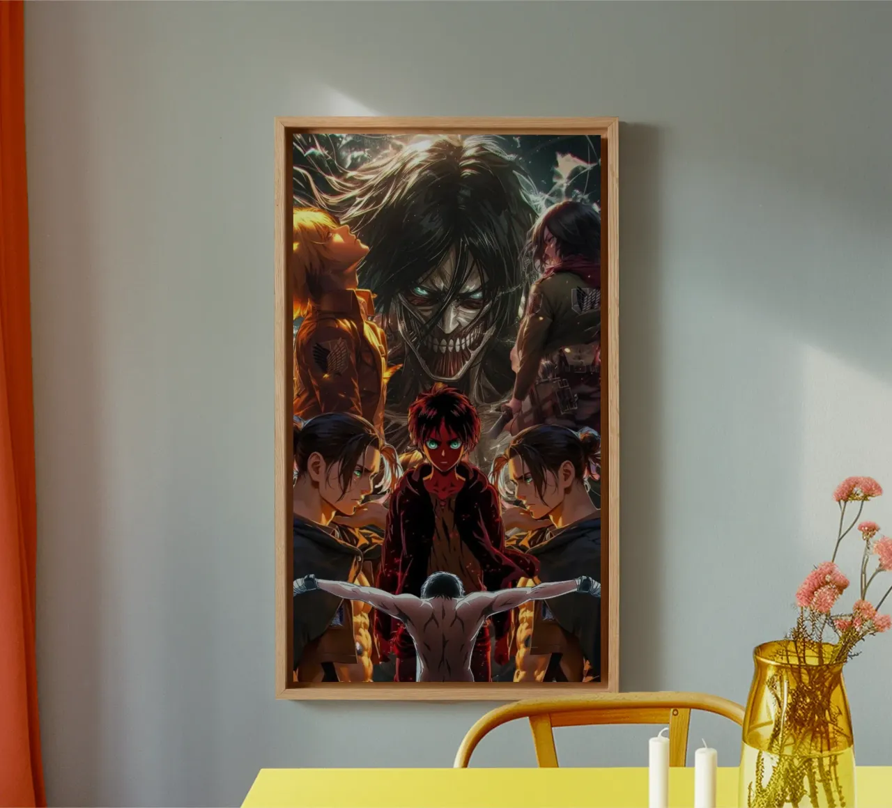 De Duivel Klassieker canvas met Baklijst van mannys_artt