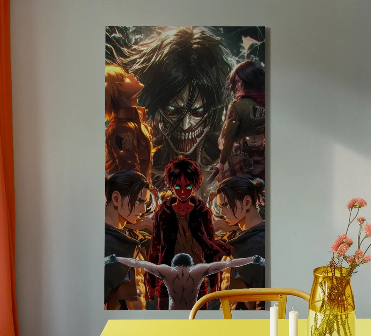 De Duivel Klassieker canvas met Baklijst van mannys_artt