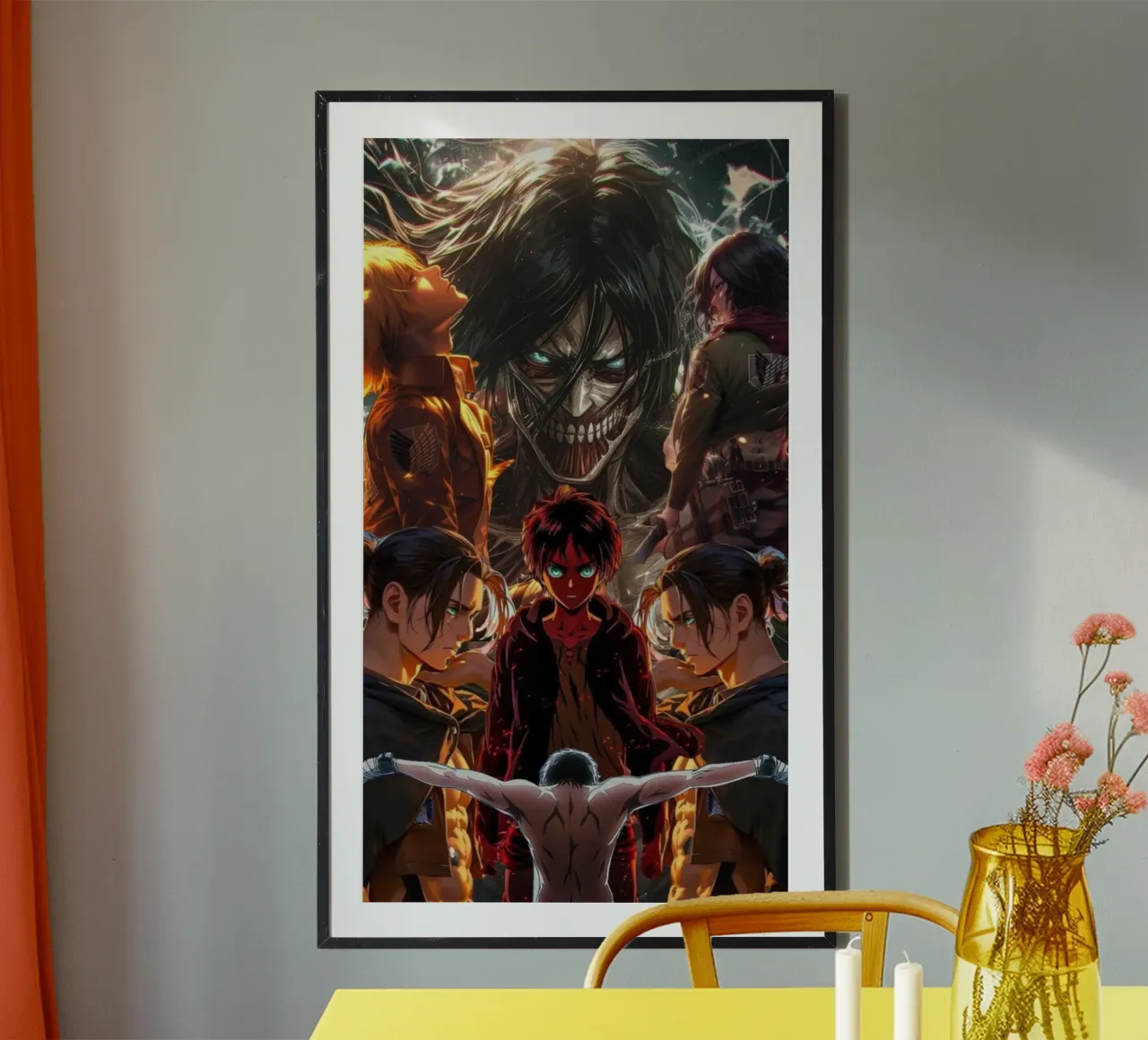 Il classico del diavolo poster con telaio in legno da mannys_artt