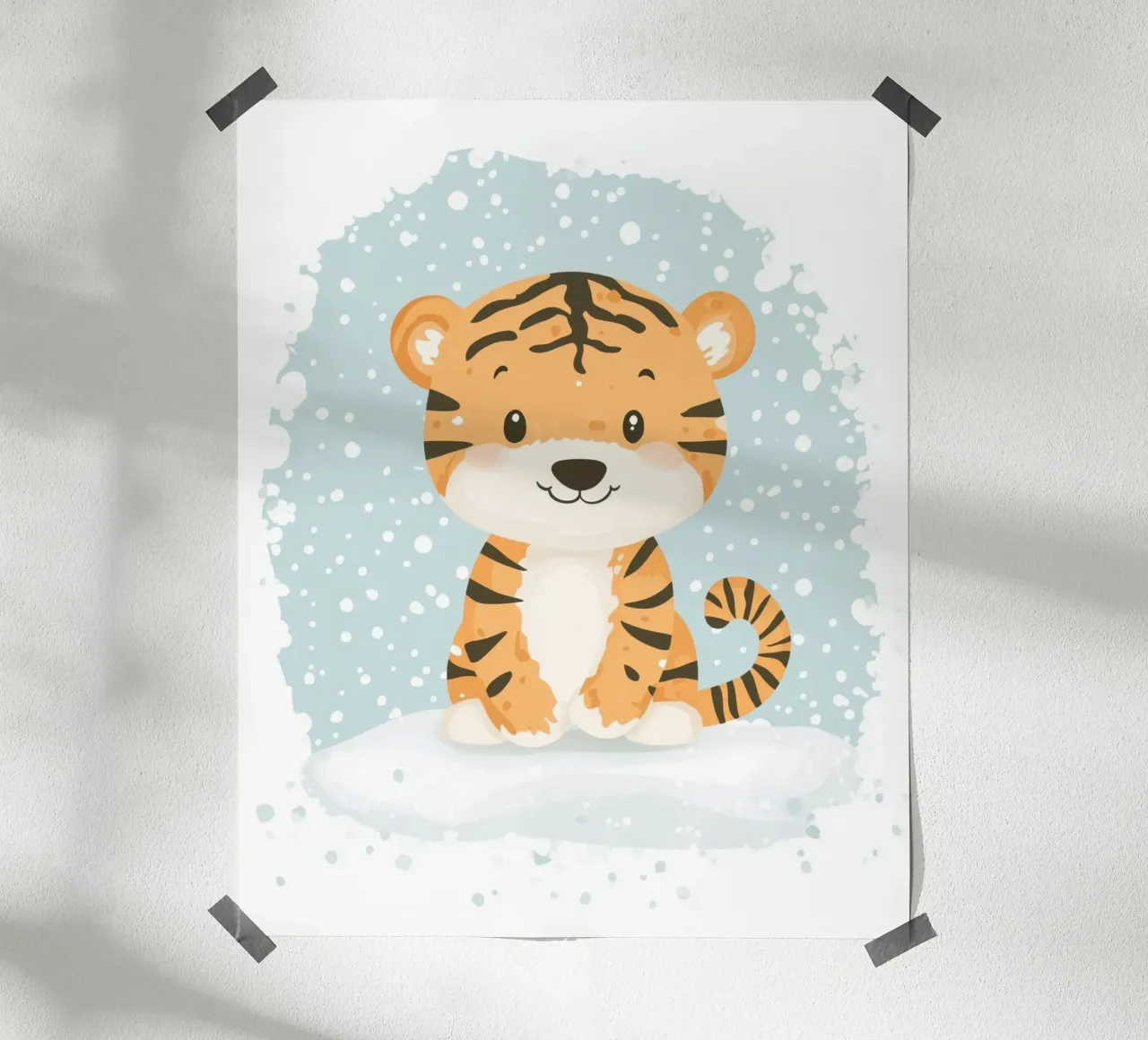 Tigre stravagante poster da Happy Littles